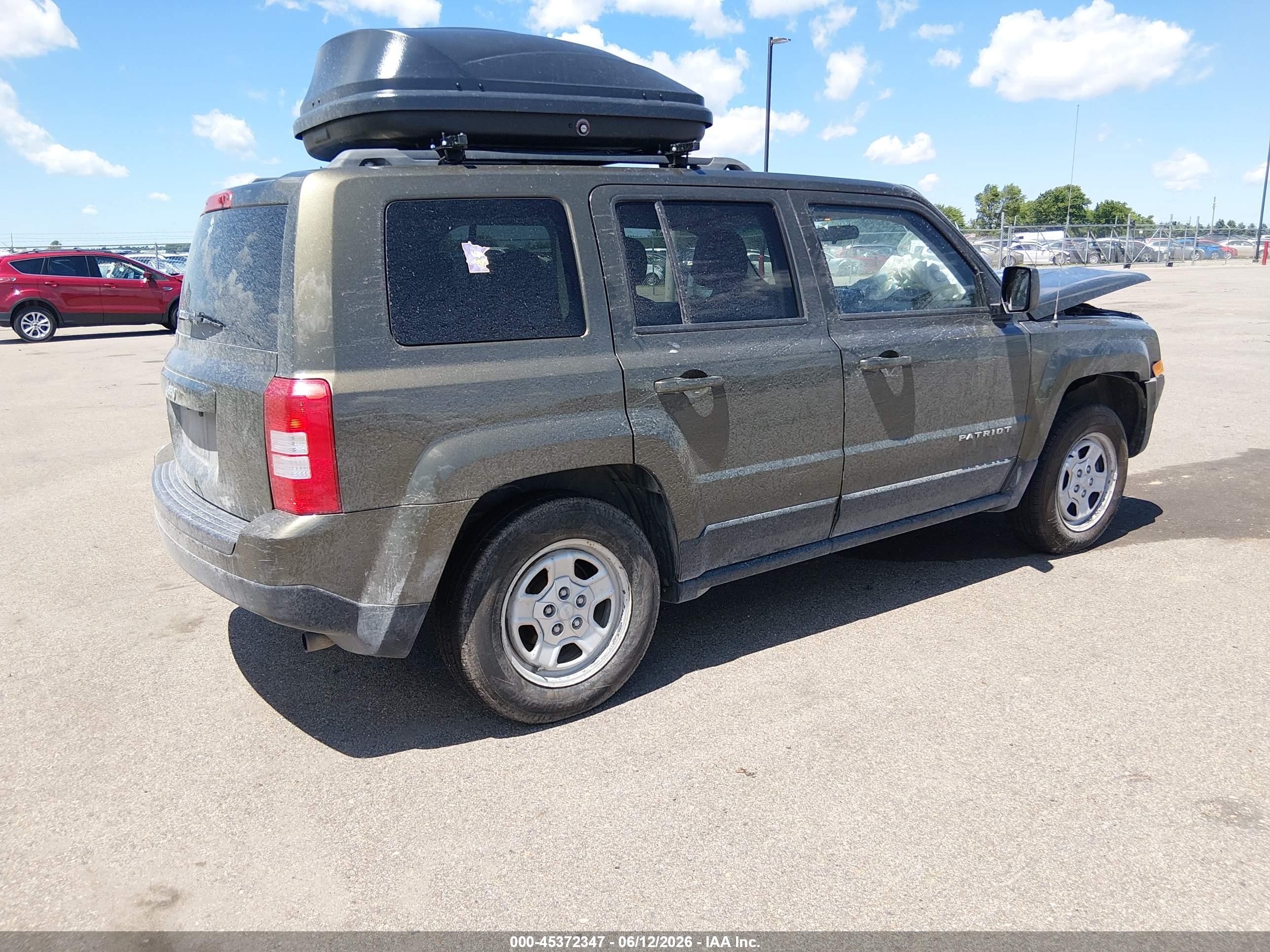 2015 Jeep Patriot Sport Green vin: 1C4NJRBB7FD379344