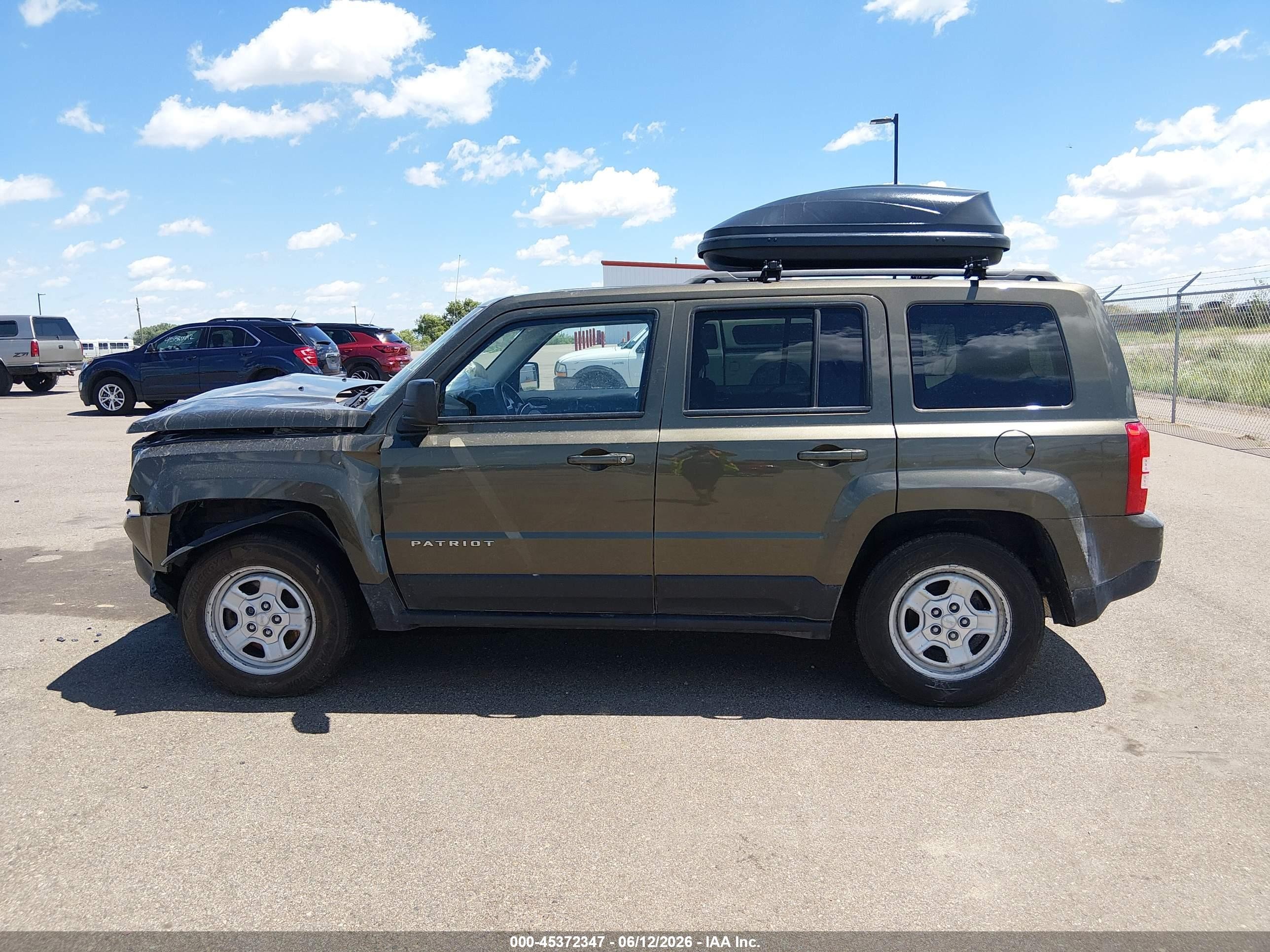2015 Jeep Patriot Sport Green vin: 1C4NJRBB7FD379344
