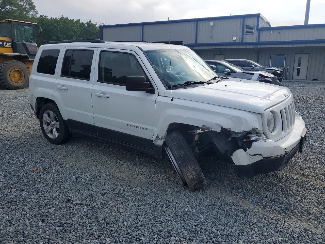 2015 Jeep Patriot Sport White vin: 1C4NJRBB7FD439610