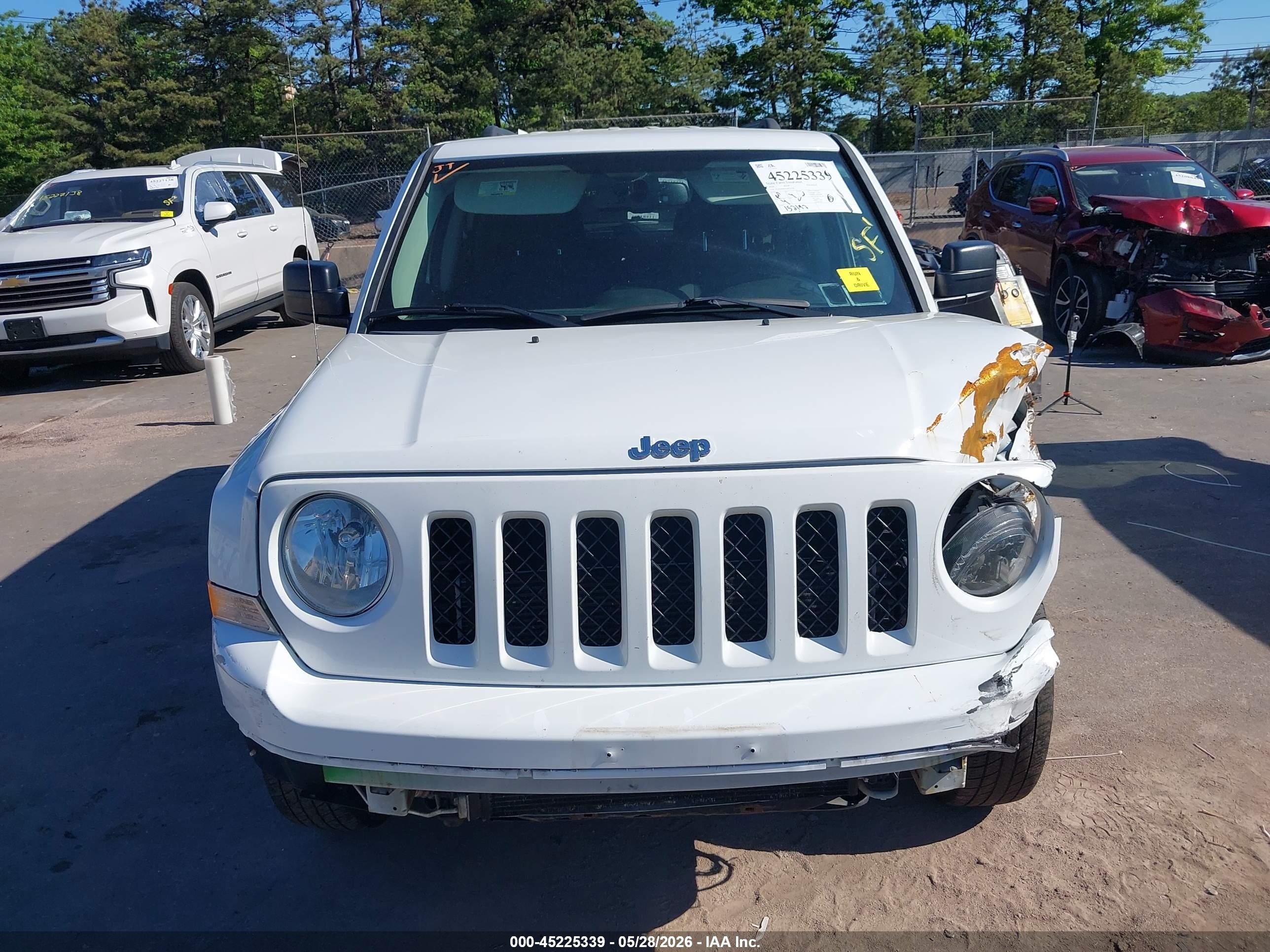 2016 Jeep Patriot Sport Белый vin: 1C4NJRBB7GD755798