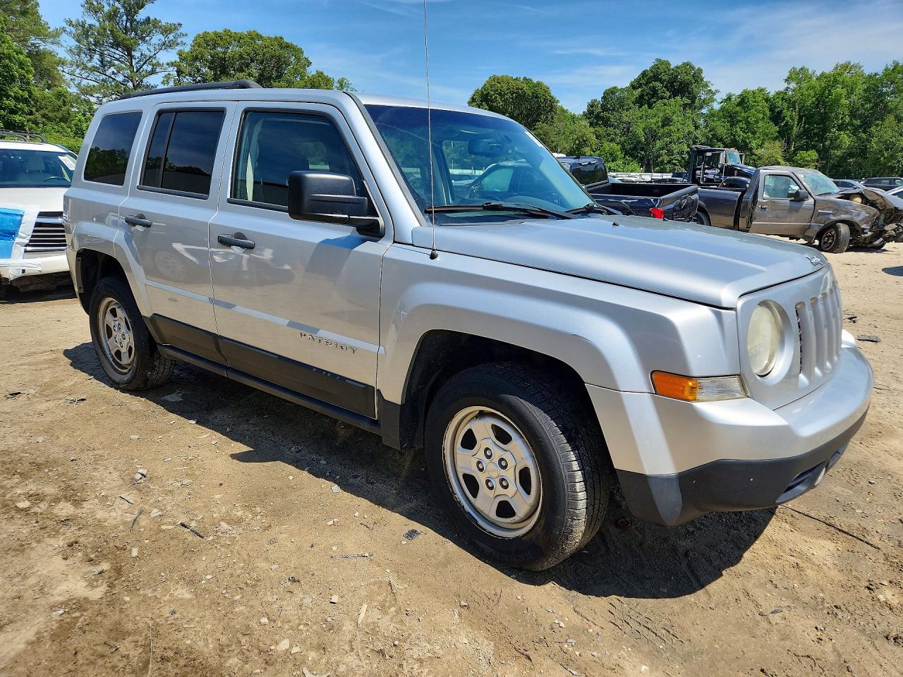 2013 Jeep Patriot Sport Silver vin: 1C4NJRBB8DD168182