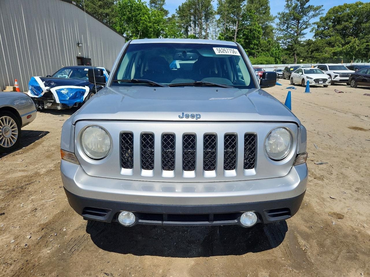 2013 Jeep Patriot Sport Silver vin: 1C4NJRBB8DD168182