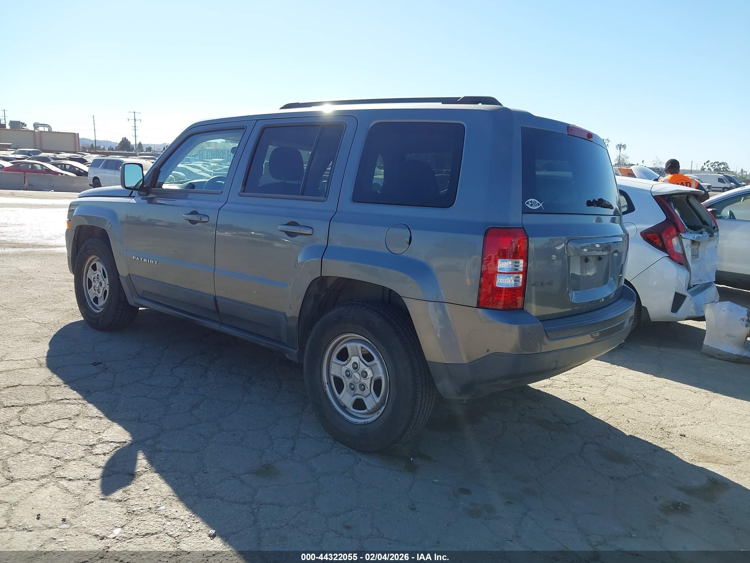 2013 Jeep Patriot Sport Gray vin: 1C4NJRBB8DD203075