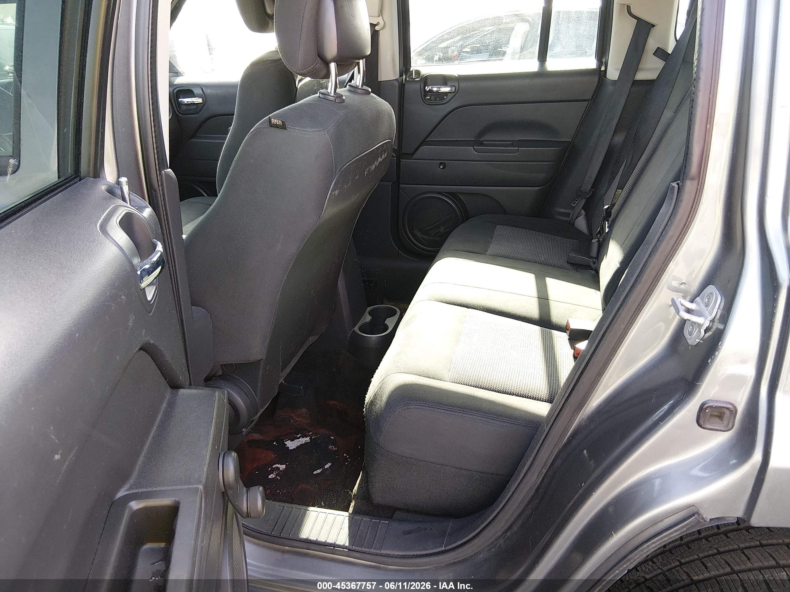 2014 Jeep Patriot Sport Gray vin: 1C4NJRBB8ED510831