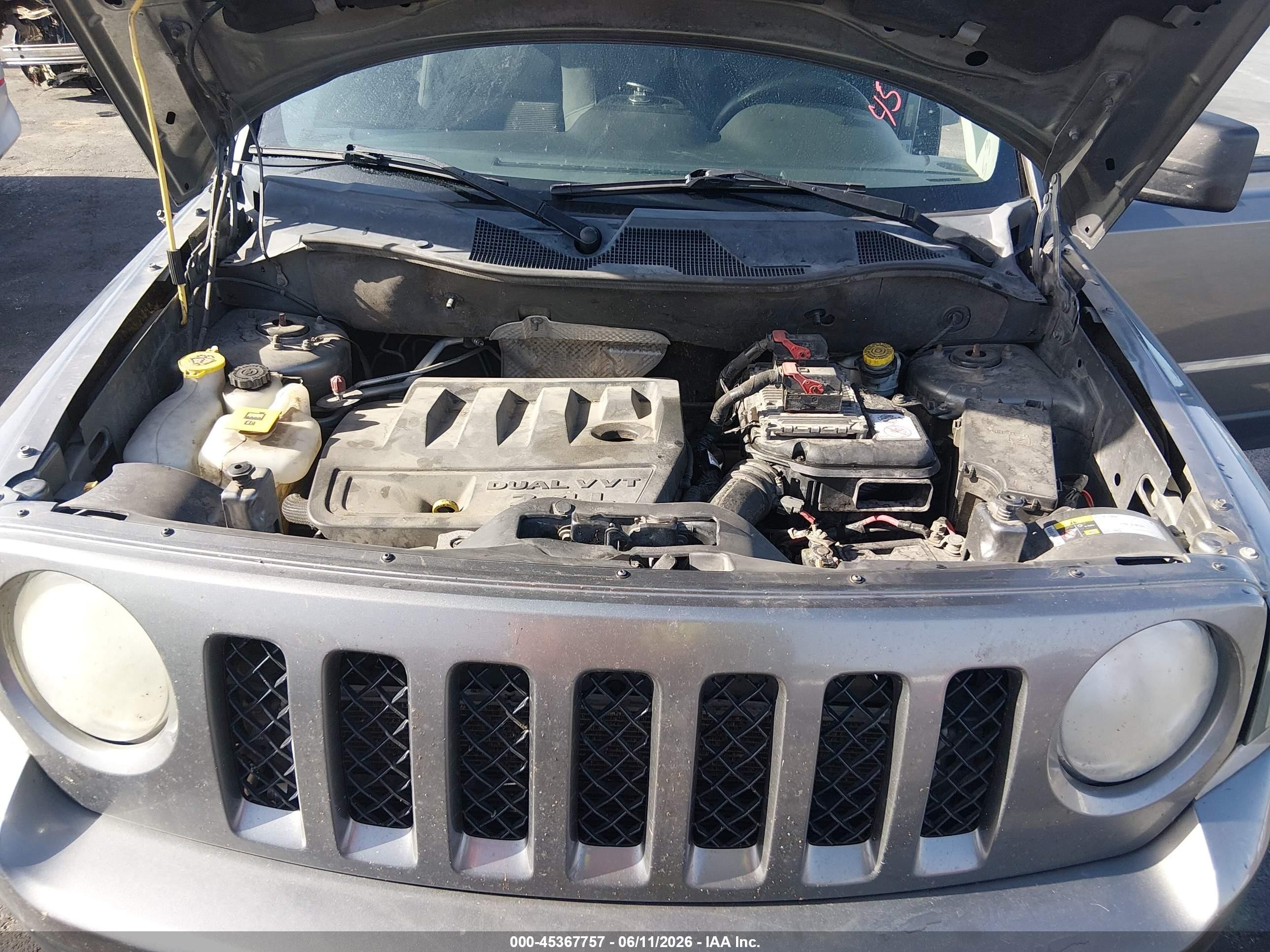 2014 Jeep Patriot Sport Gray vin: 1C4NJRBB8ED510831