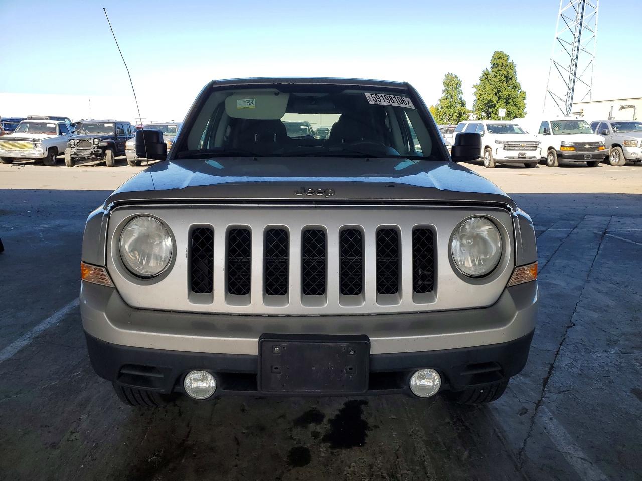 2014 Jeep Patriot Sport Gray vin: 1C4NJRBB8ED511462