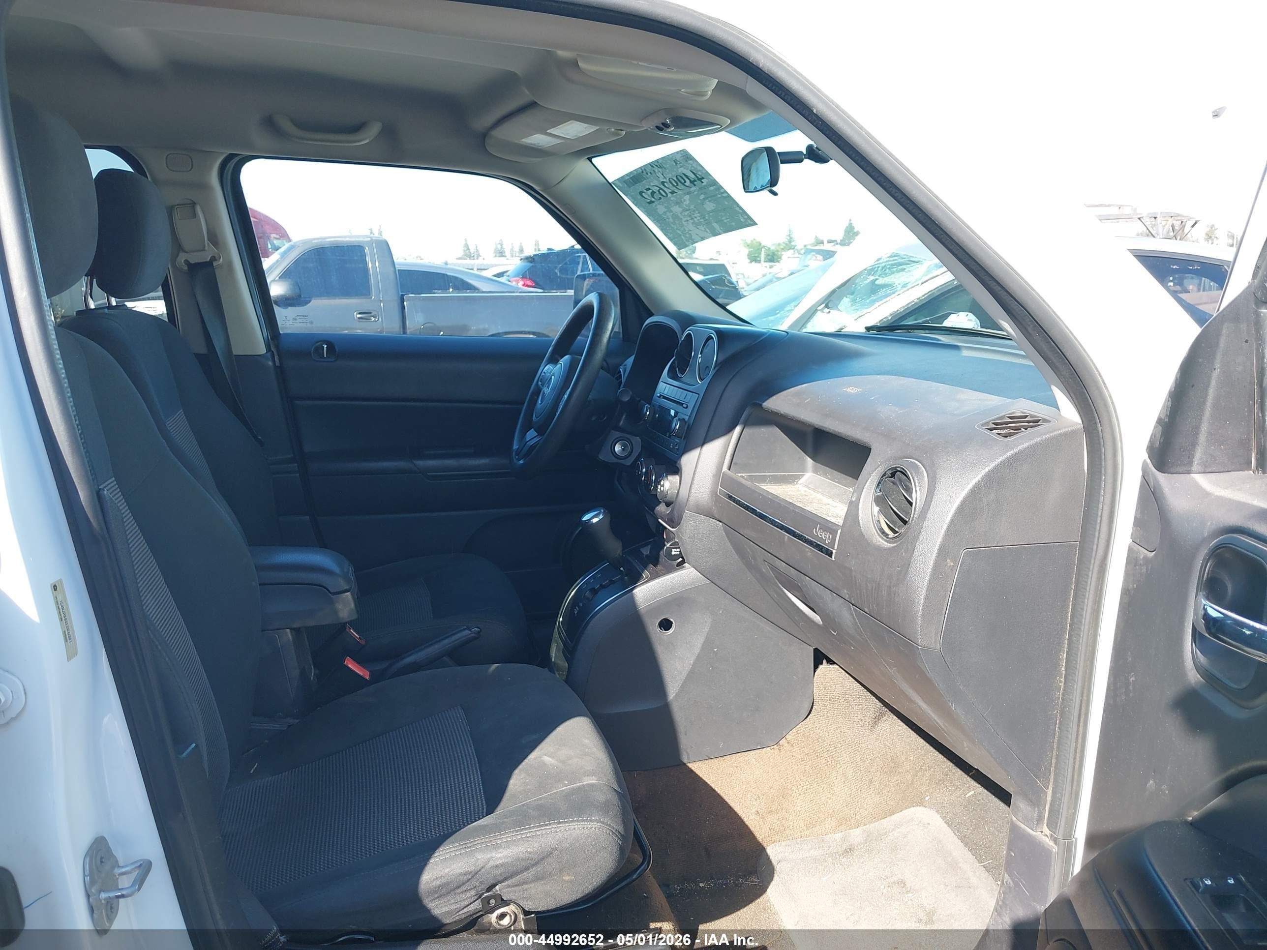 2014 Jeep Patriot Sport White vin: 1C4NJRBB8ED842591