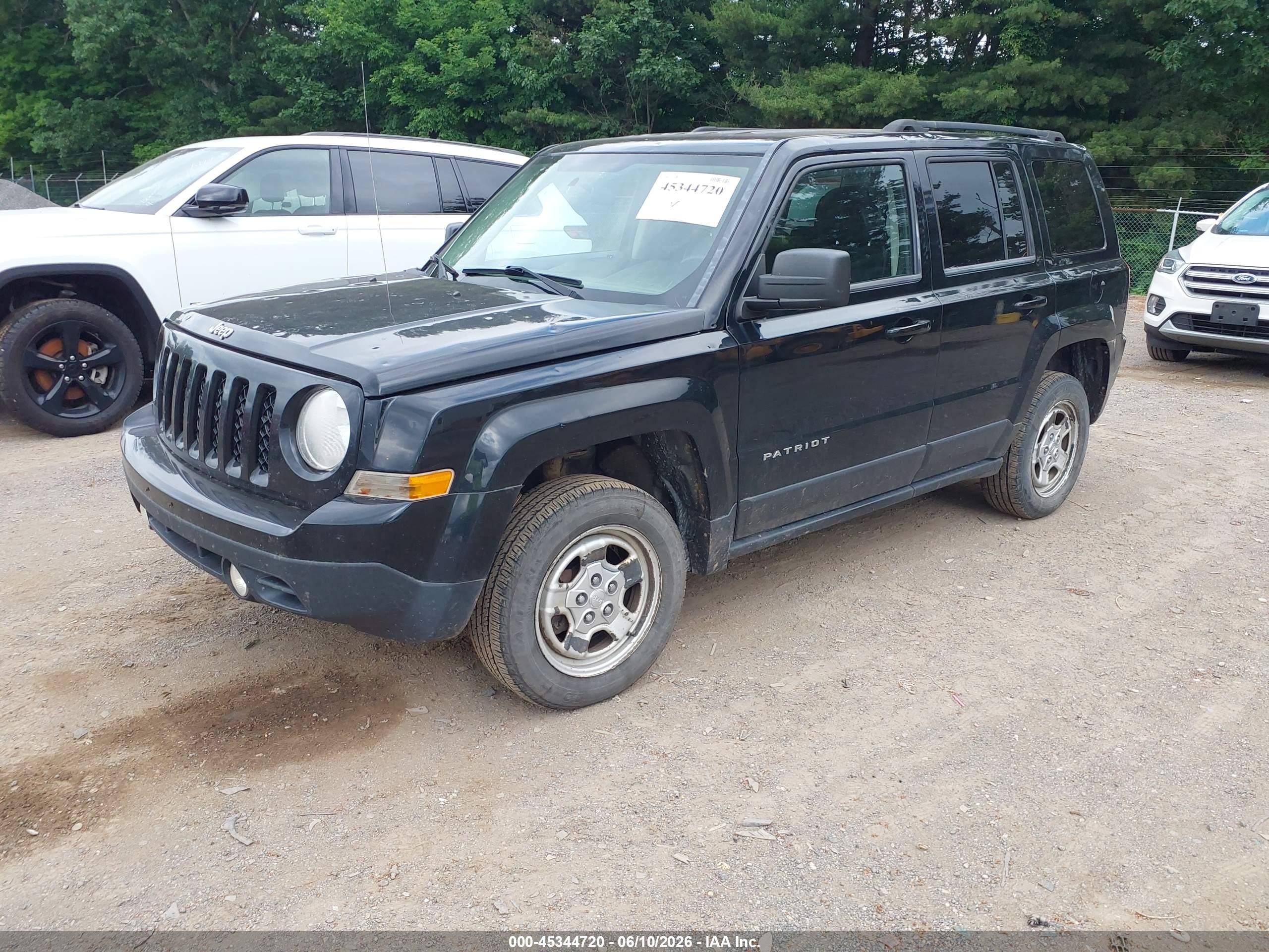2014 Jeep Patriot Sport Черный vin: 1C4NJRBB8ED880600
