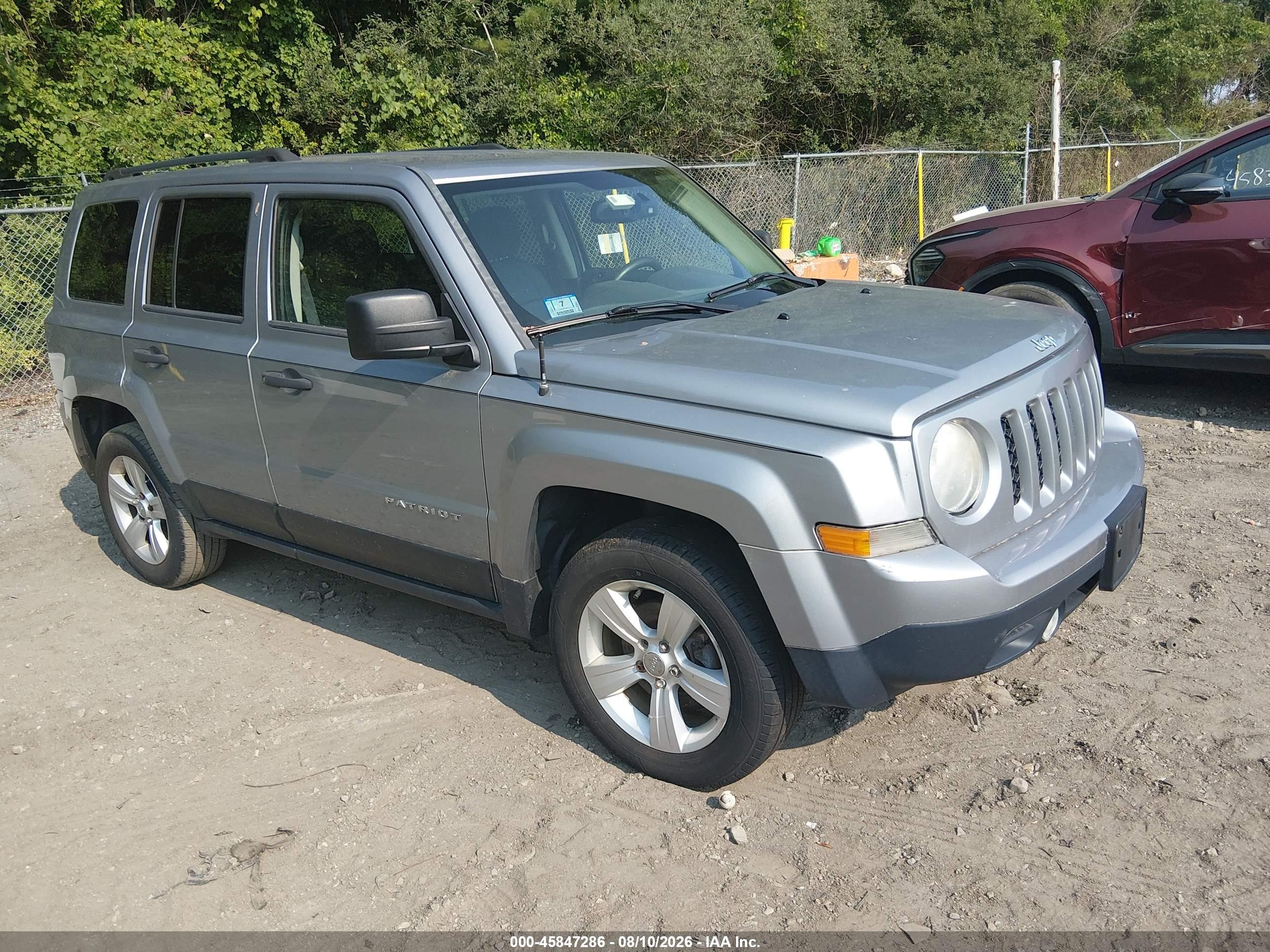 2014 Jeep Patriot Sport Silver vin: 1C4NJRBB8ED886316