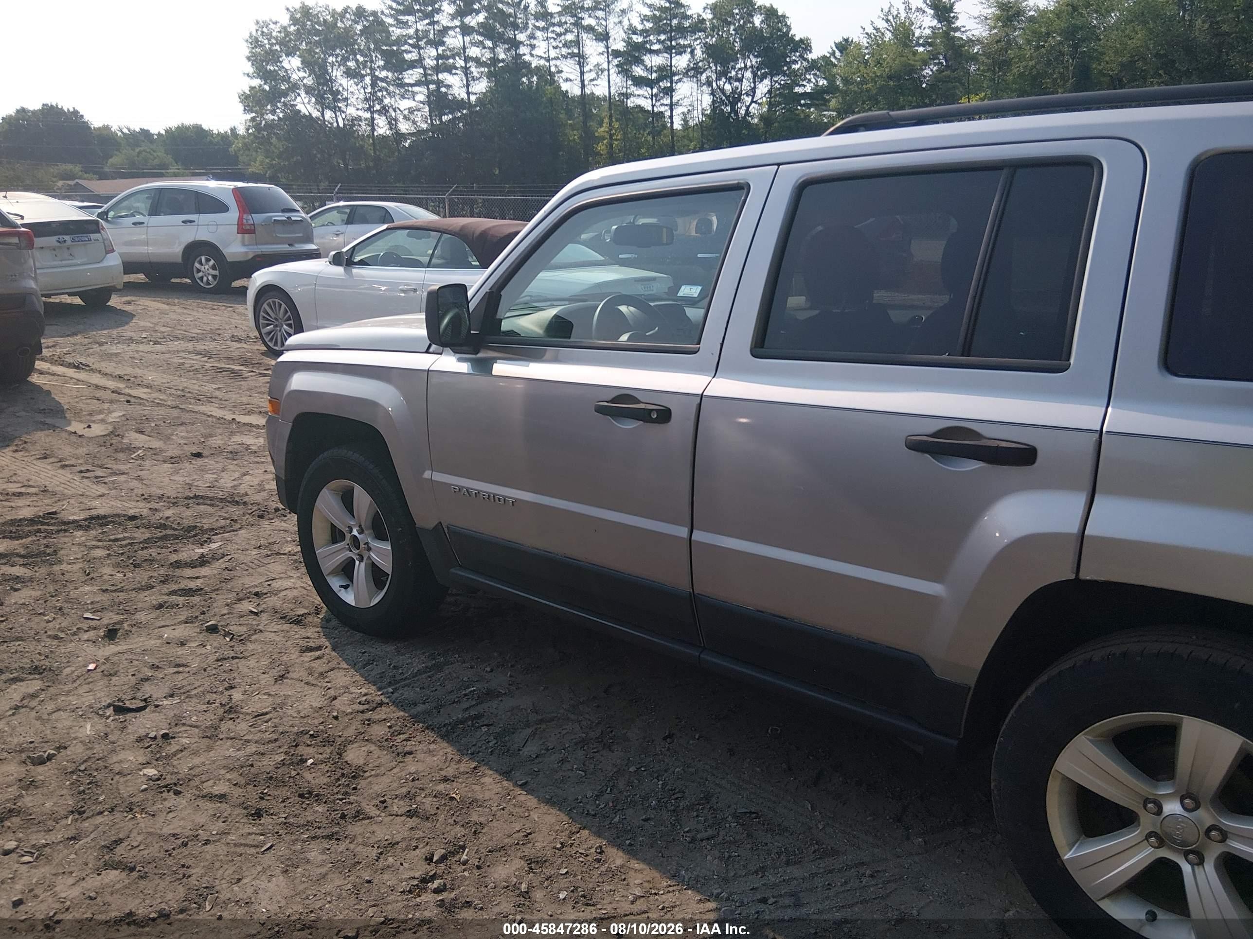 2014 Jeep Patriot Sport Silver vin: 1C4NJRBB8ED886316