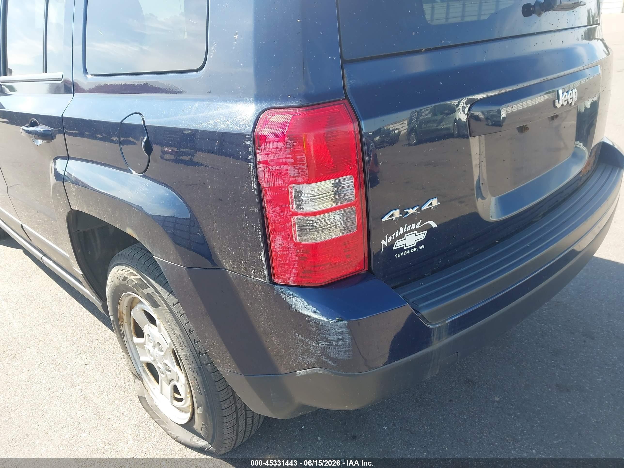 2015 Jeep Patriot Sport Blue vin: 1C4NJRBB8FD135086