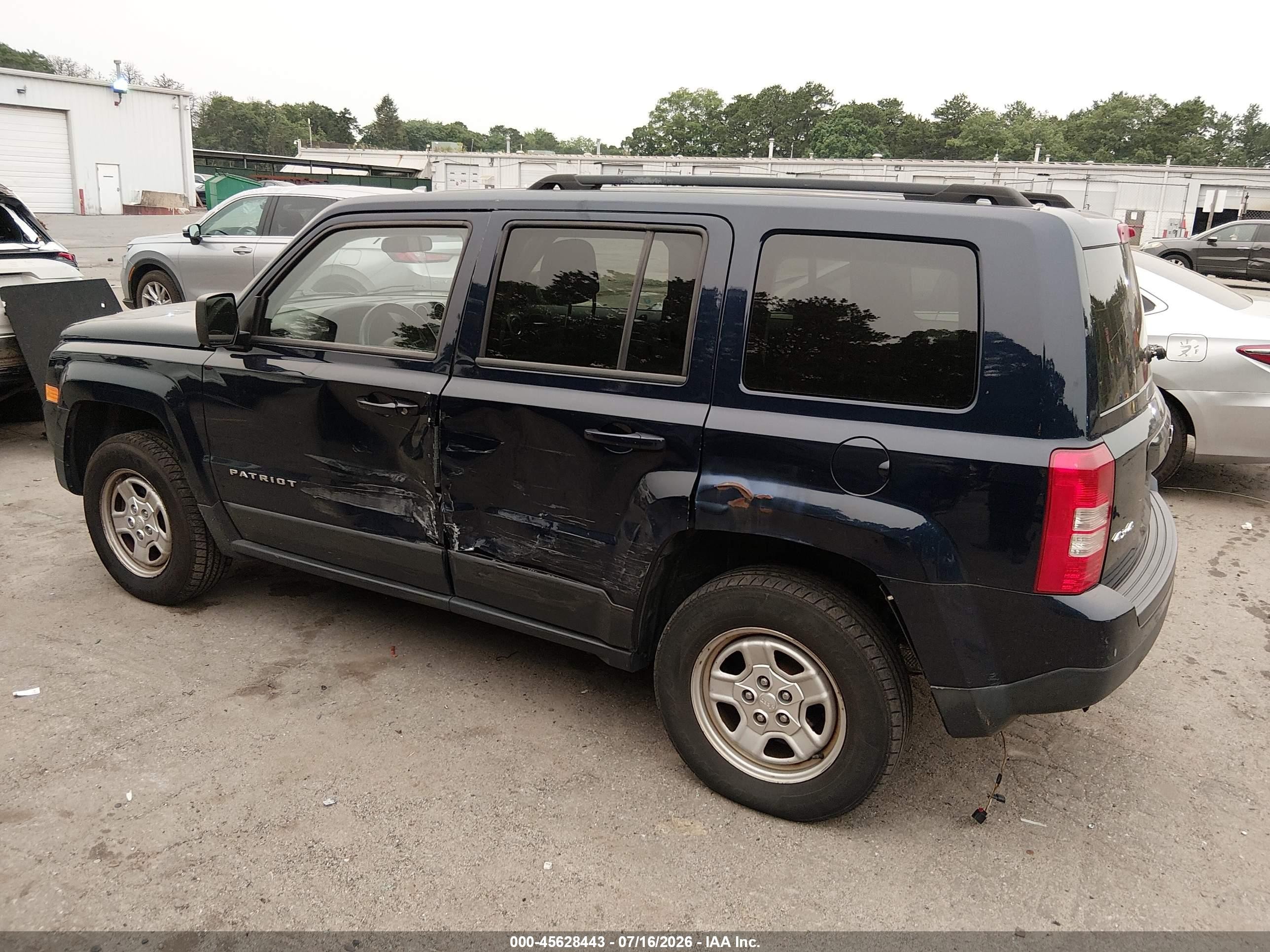 2015 Jeep Patriot Sport Blue vin: 1C4NJRBB8FD231252