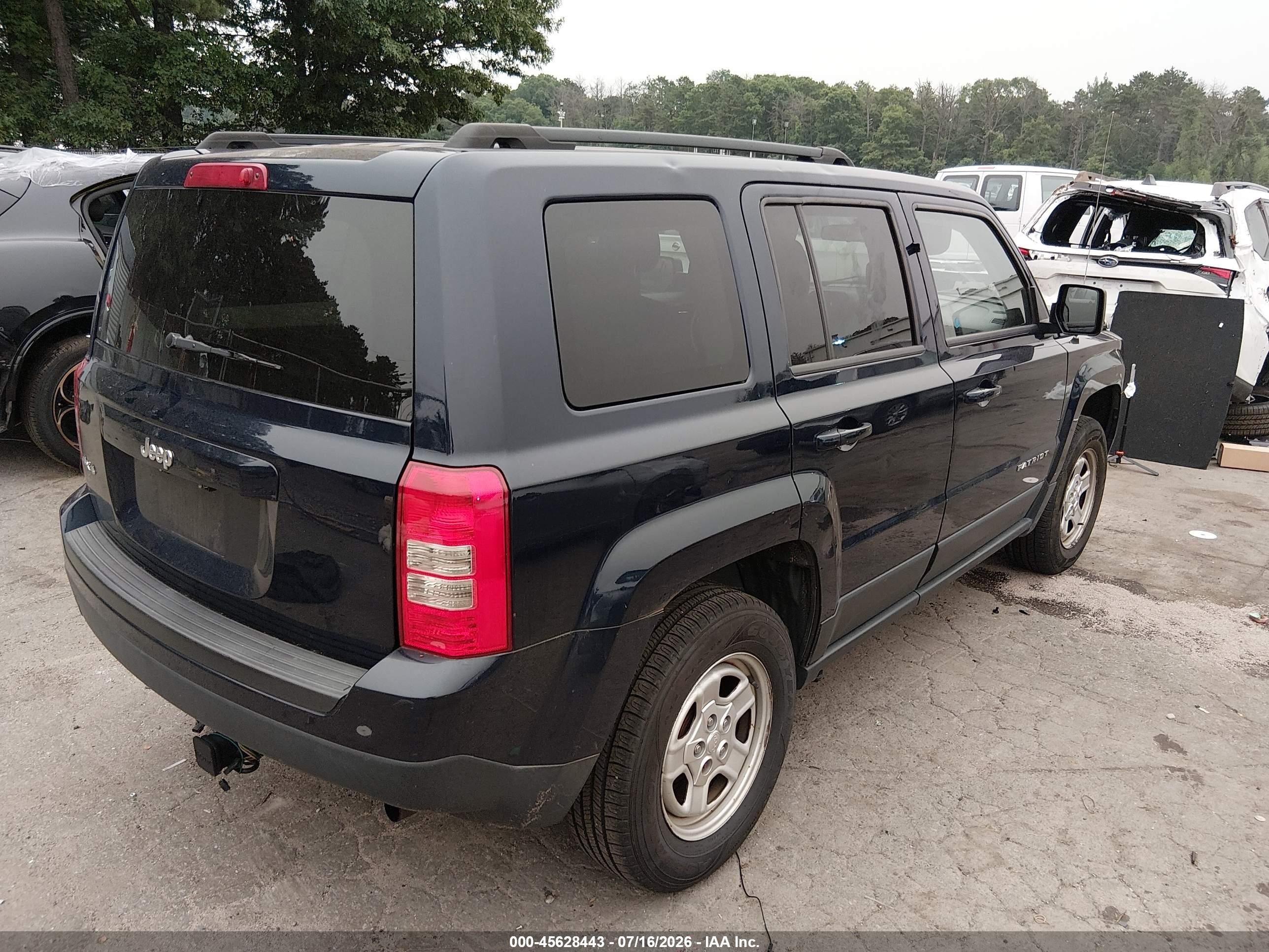 2015 Jeep Patriot Sport Blue vin: 1C4NJRBB8FD231252