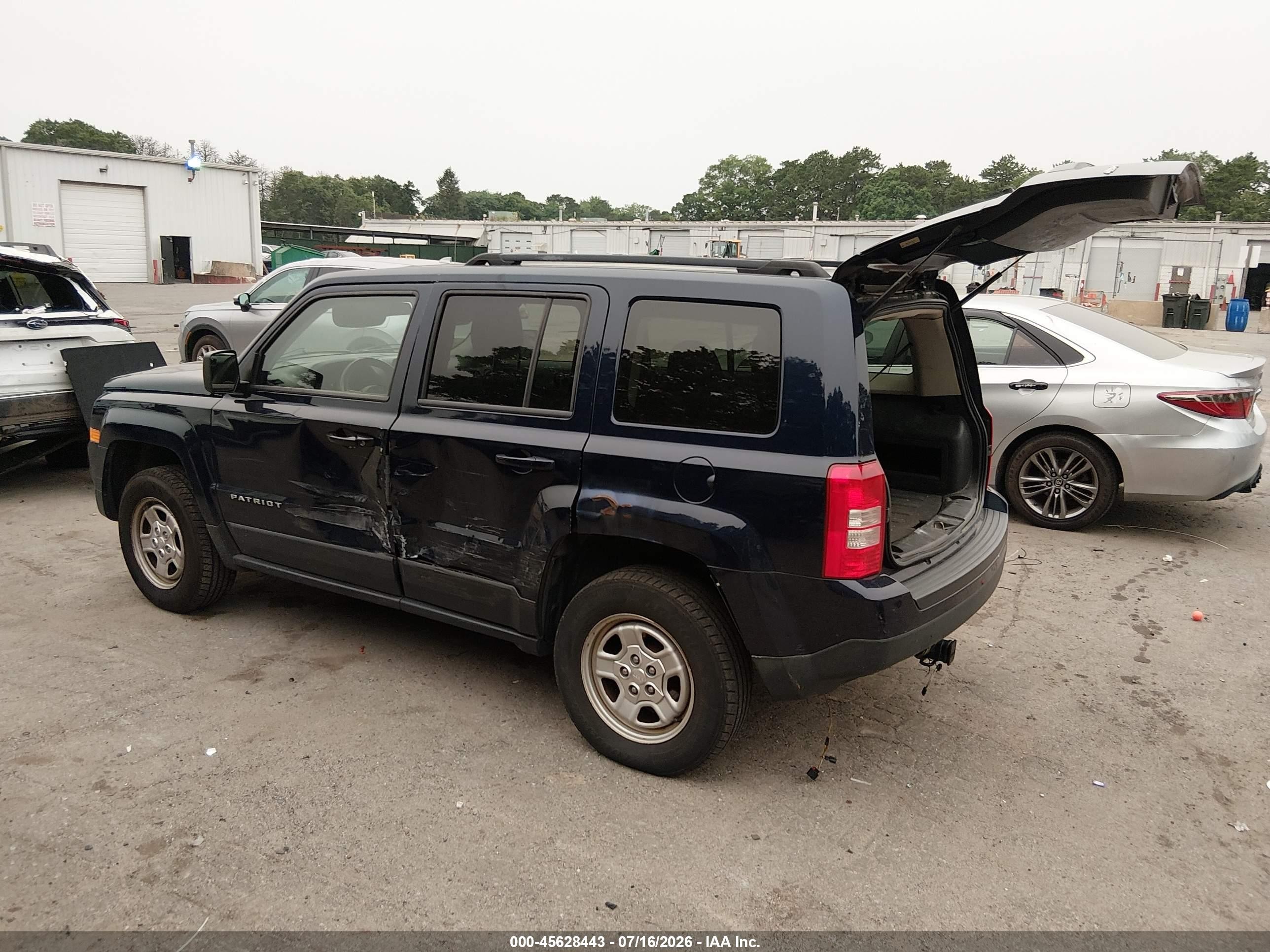 2015 Jeep Patriot Sport Blue vin: 1C4NJRBB8FD231252