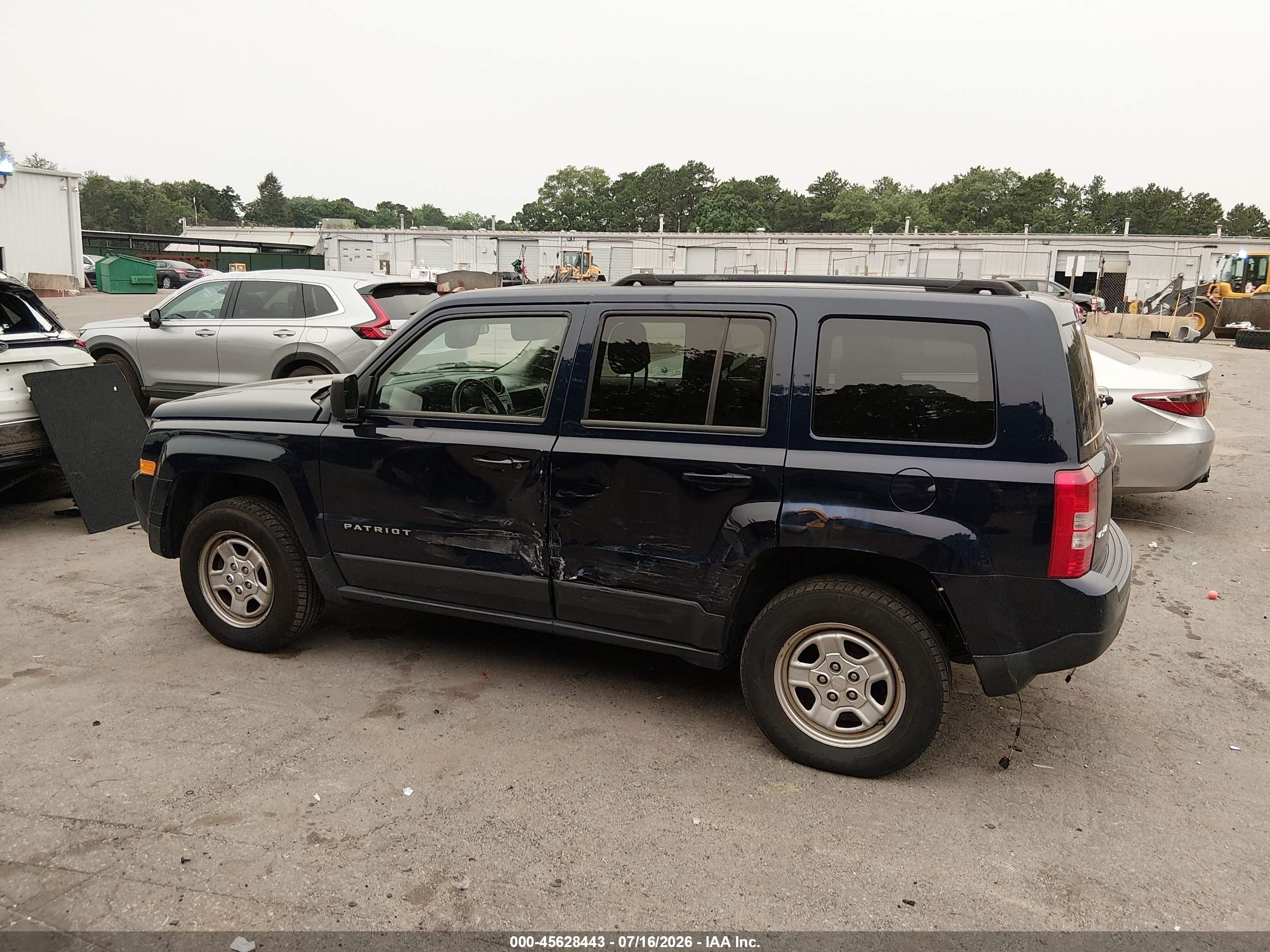 2015 Jeep Patriot Sport Blue vin: 1C4NJRBB8FD231252