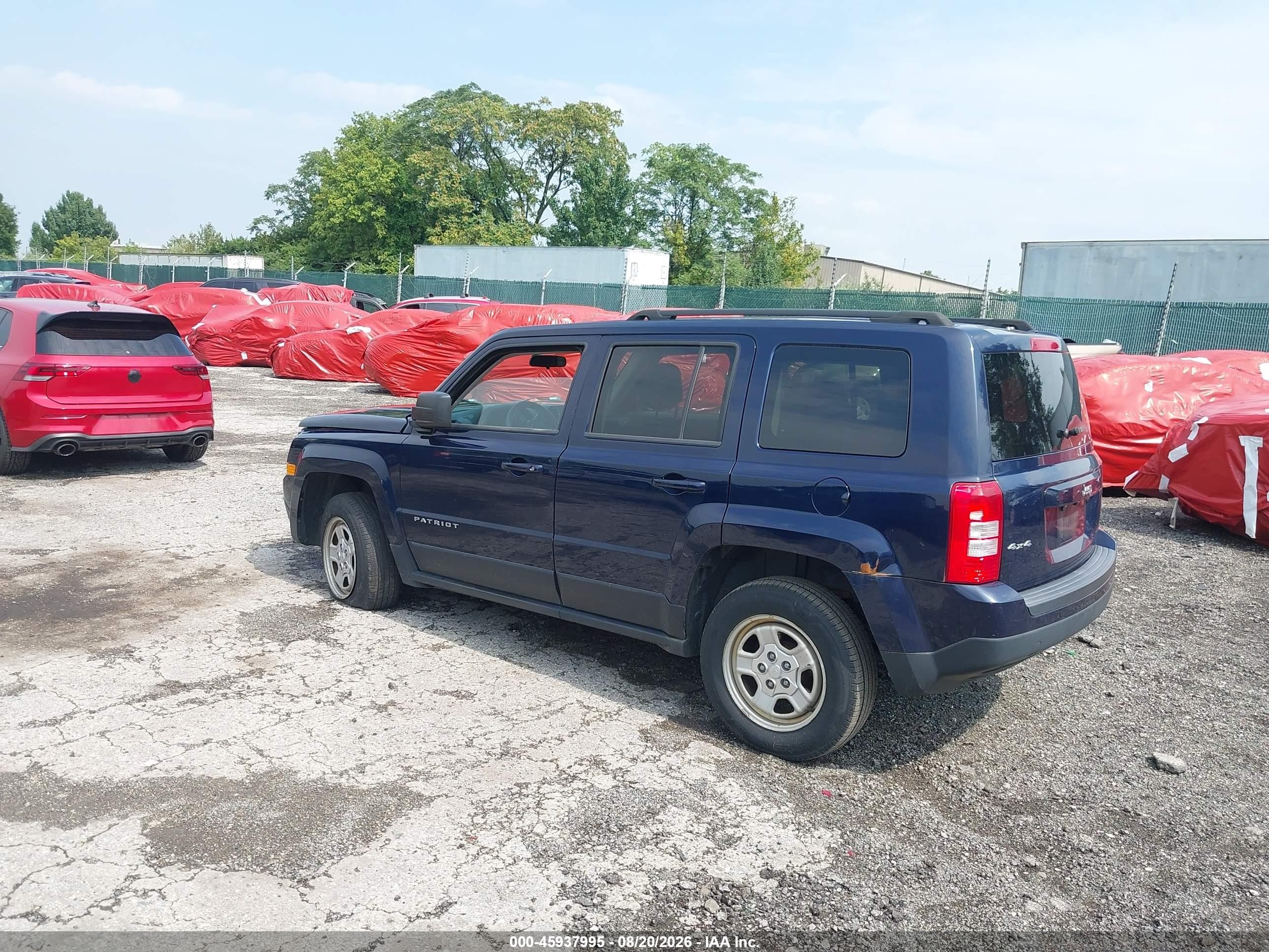 2015 Jeep Patriot Sport Blue vin: 1C4NJRBB8FD283397