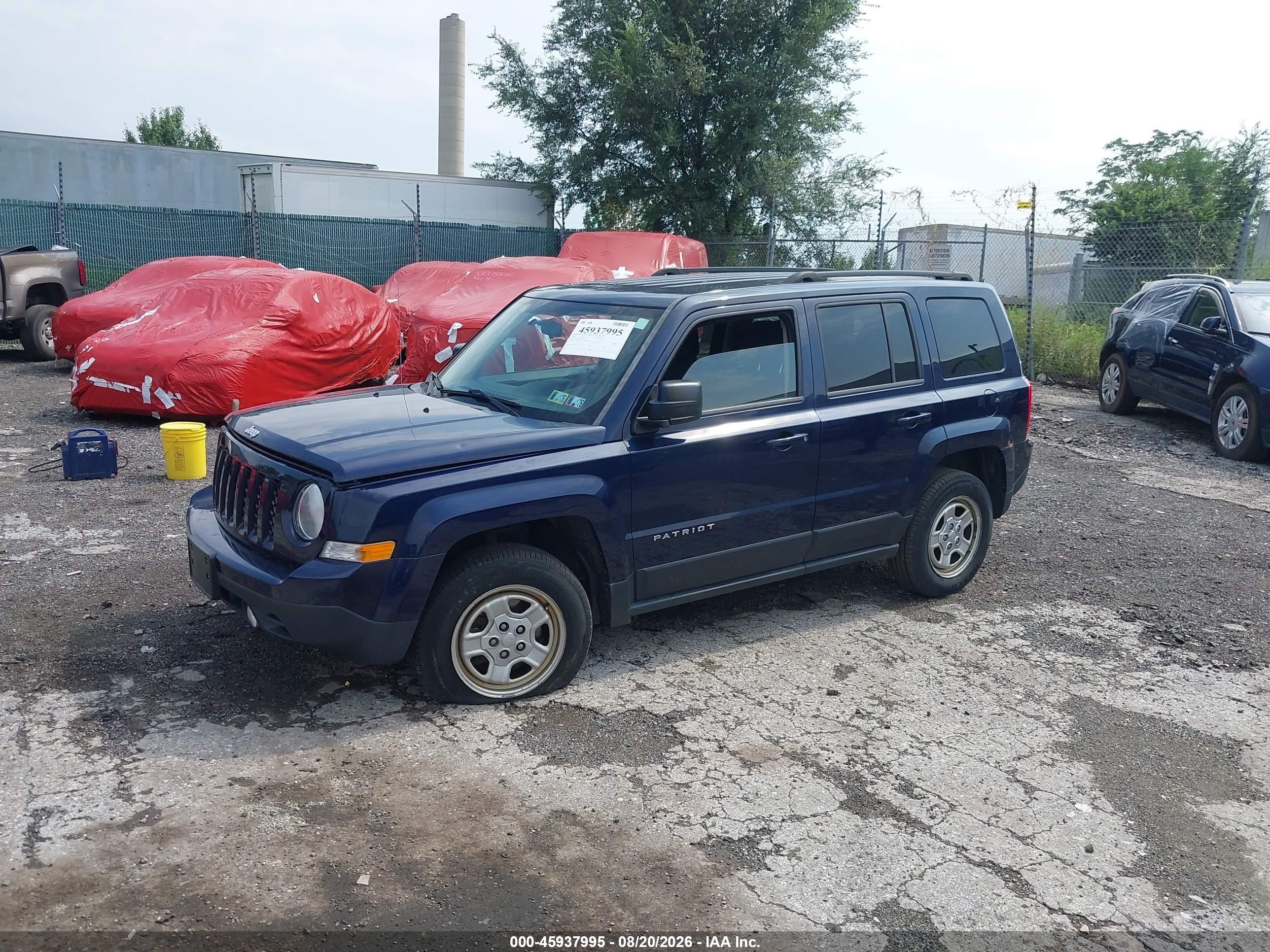 2015 Jeep Patriot Sport Blue vin: 1C4NJRBB8FD283397