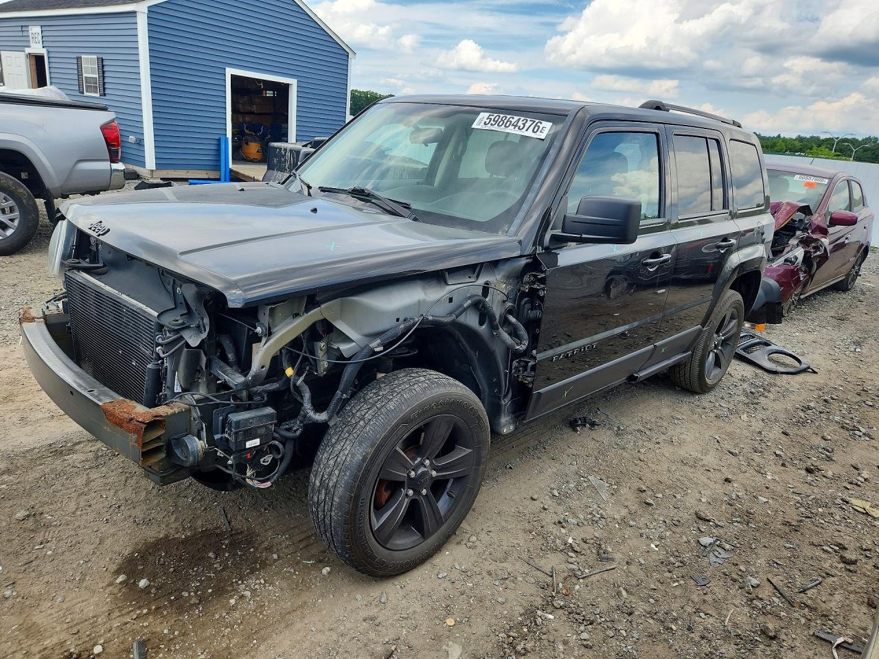 2015 Jeep Patriot Sport Черный vin: 1C4NJRBB8FD312297