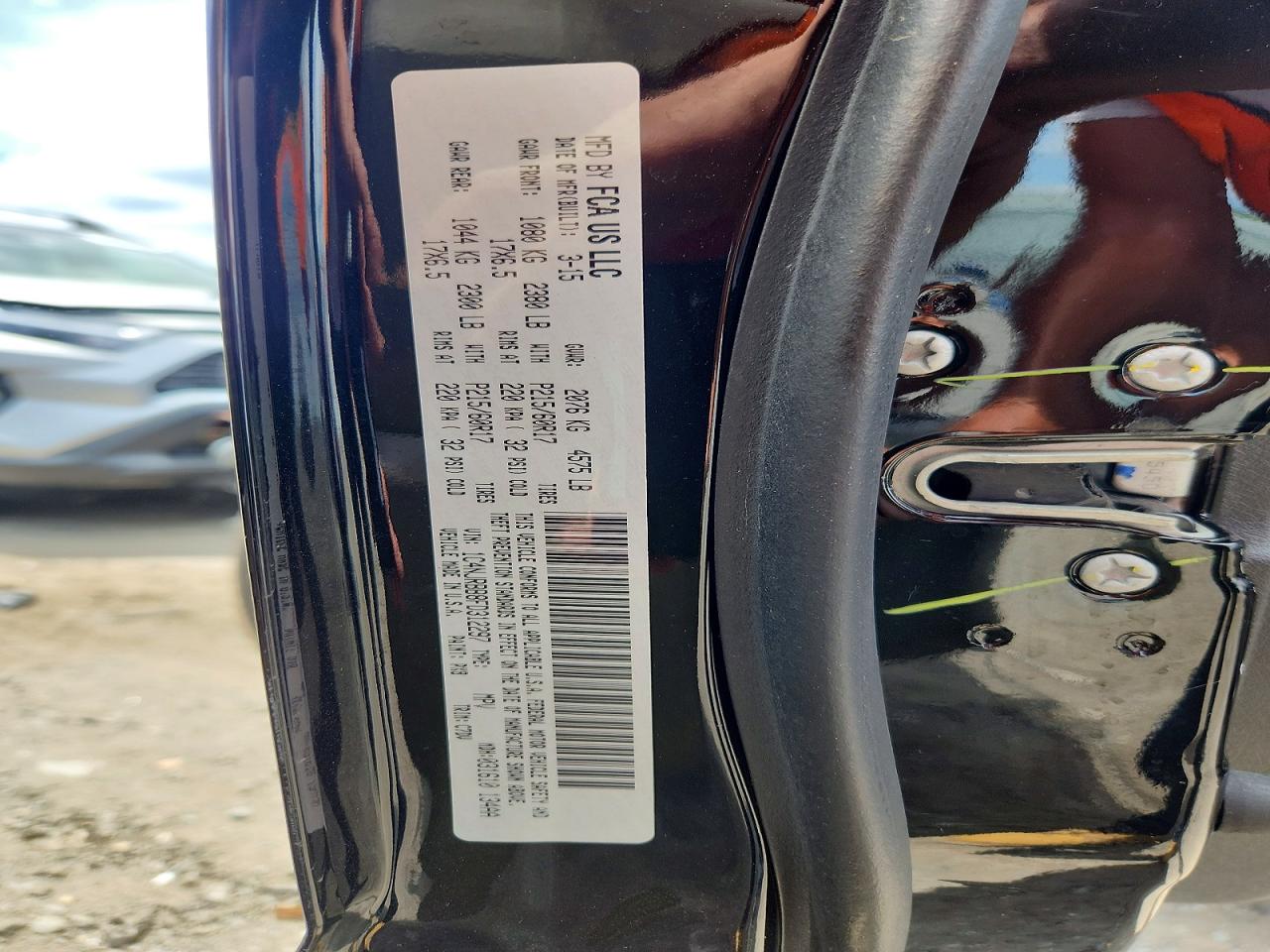 2015 Jeep Patriot Sport Черный vin: 1C4NJRBB8FD312297