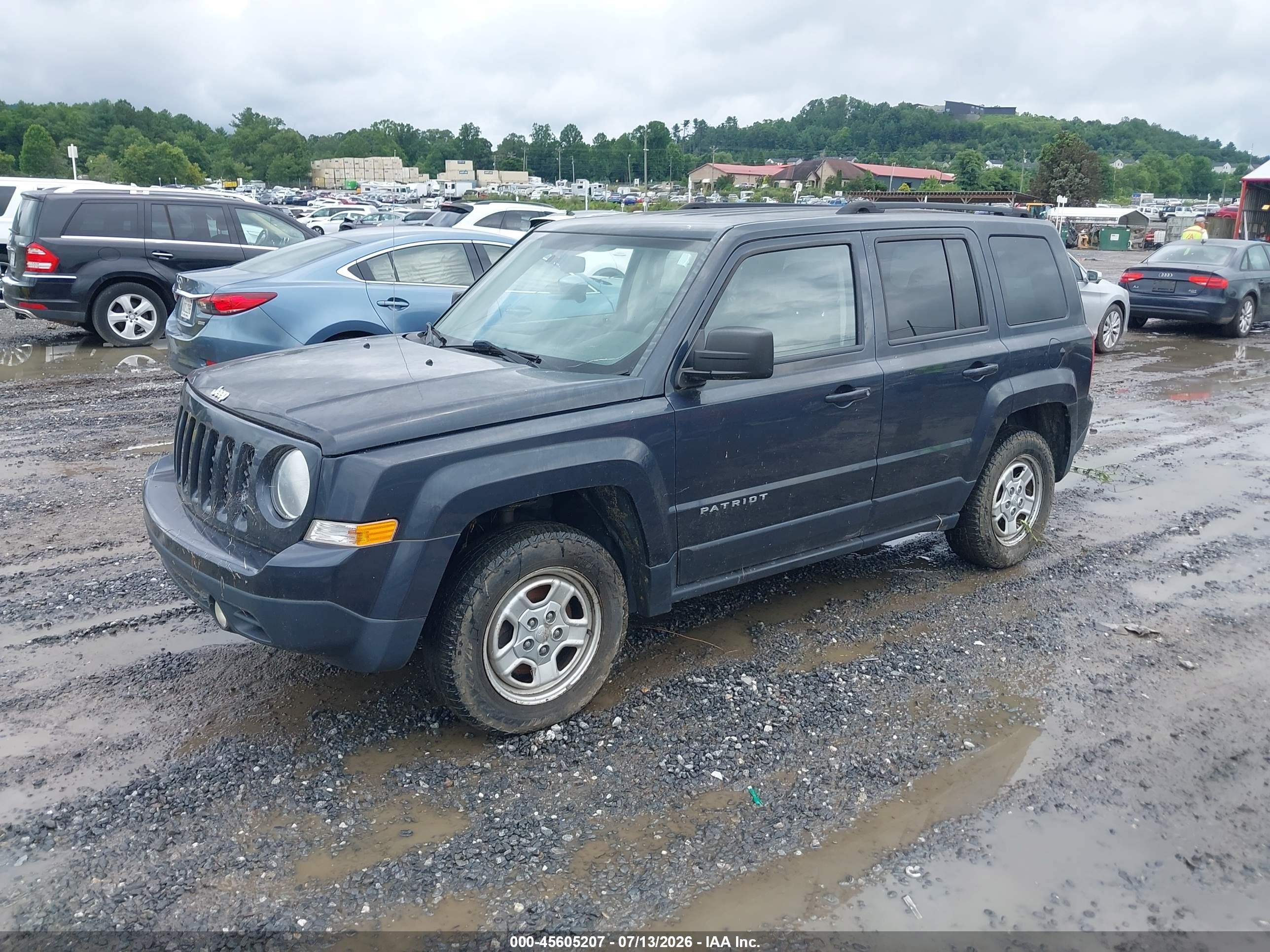 2015 Jeep Patriot Sport Gray vin: 1C4NJRBB8FD316561