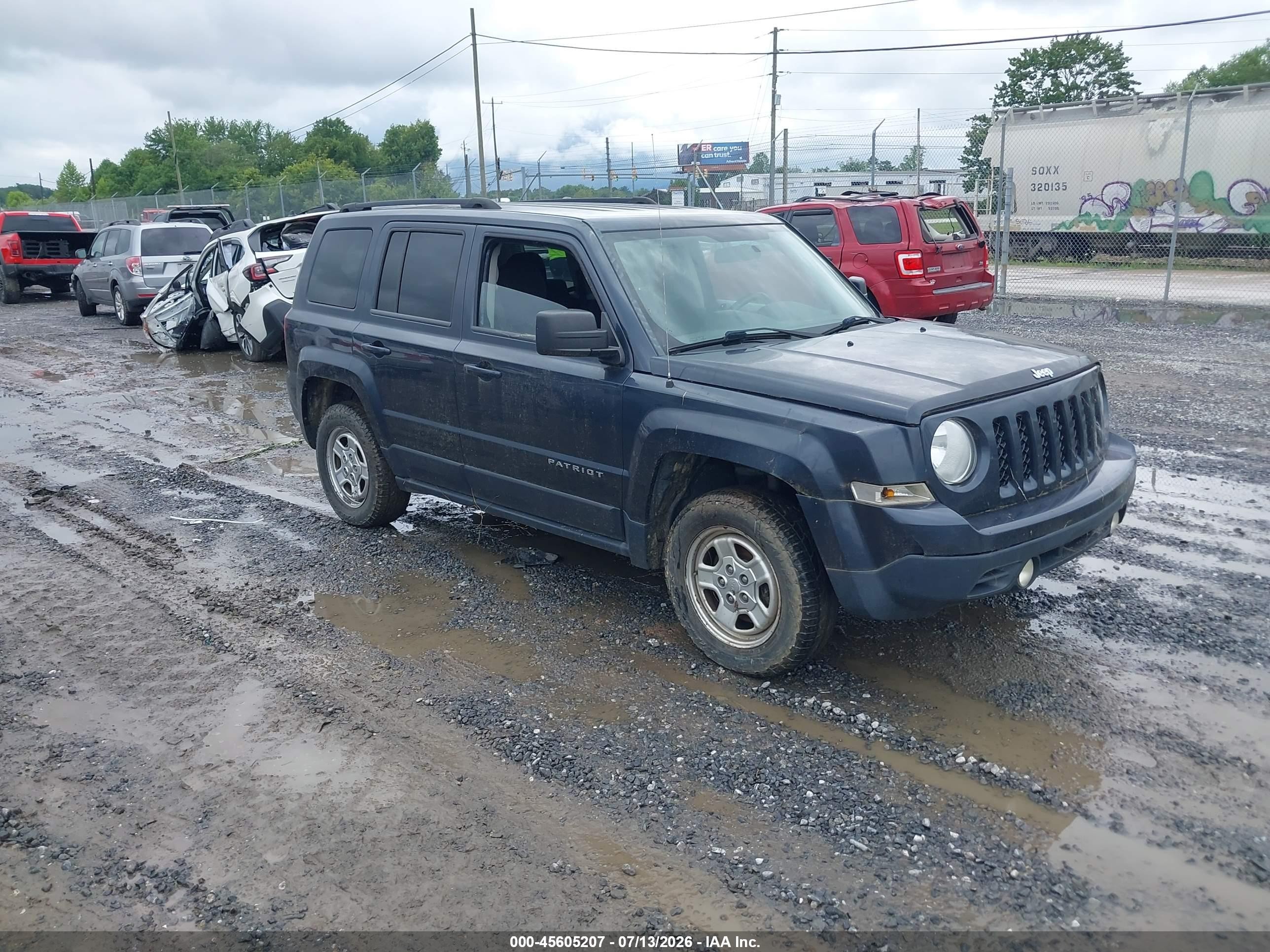 2015 Jeep Patriot Sport Gray vin: 1C4NJRBB8FD316561