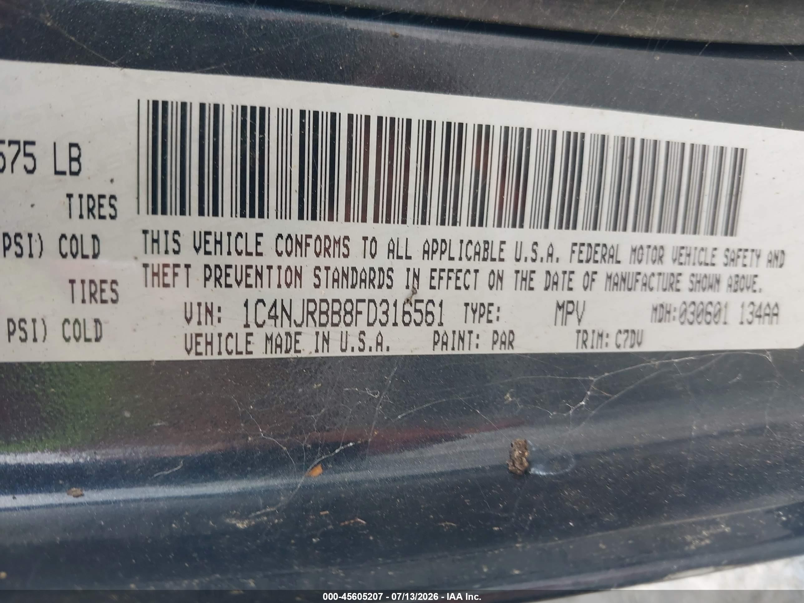 2015 Jeep Patriot Sport Gray vin: 1C4NJRBB8FD316561
