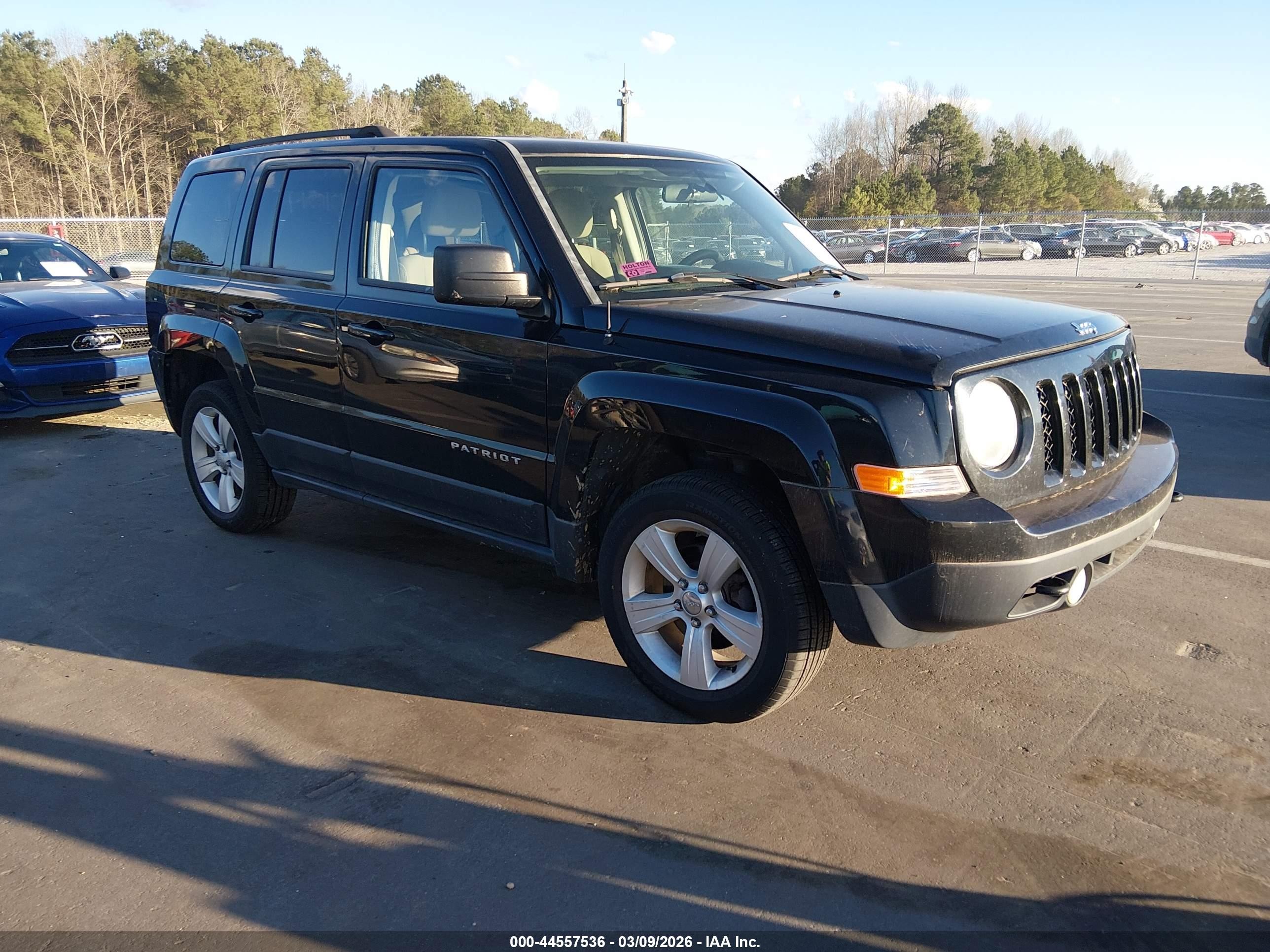 2013 Jeep Patriot Sport Black vin: 1C4NJRBB9DD222556