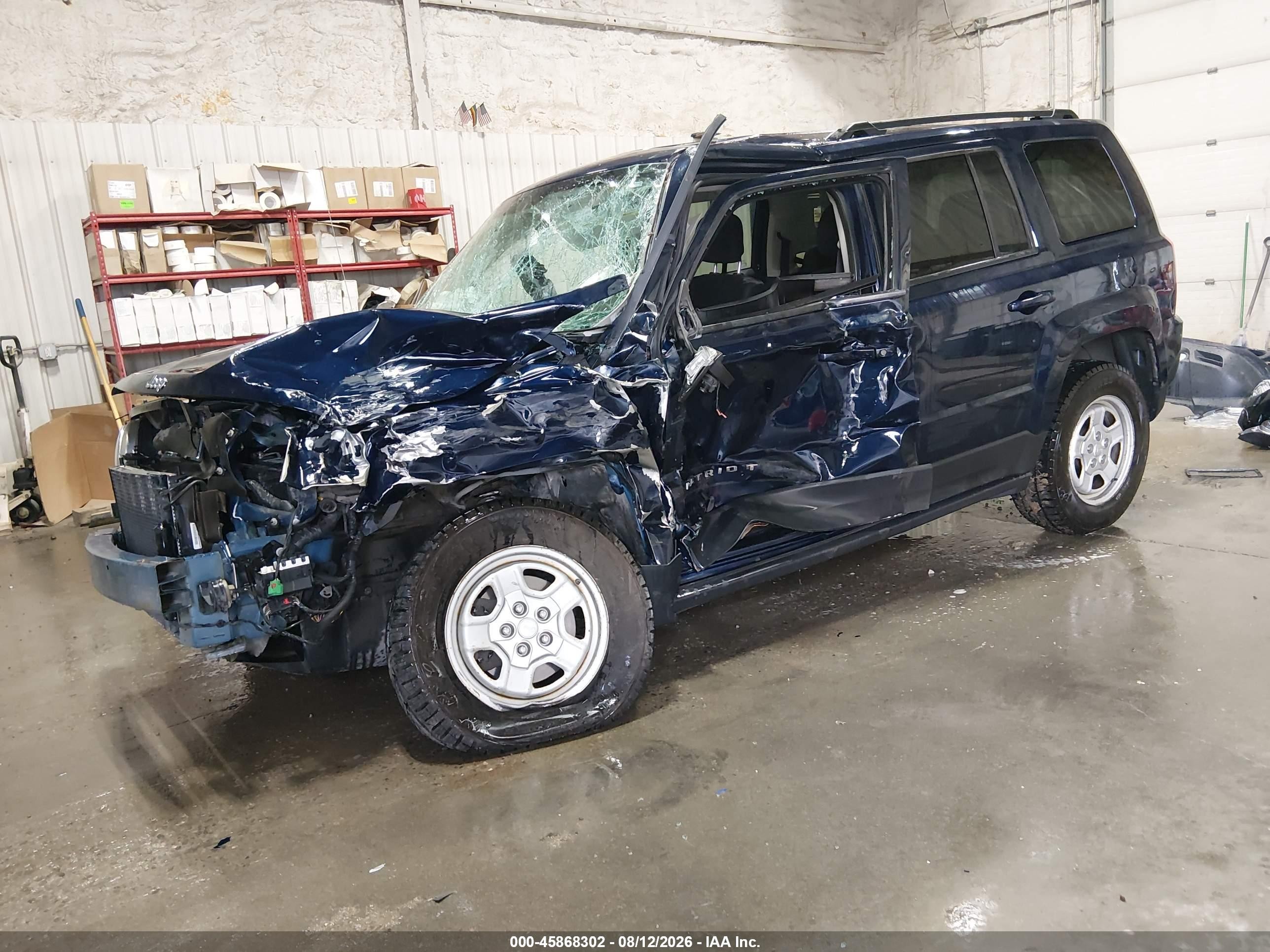 2014 Jeep Patriot Sport Blue vin: 1C4NJRBB9ED689445