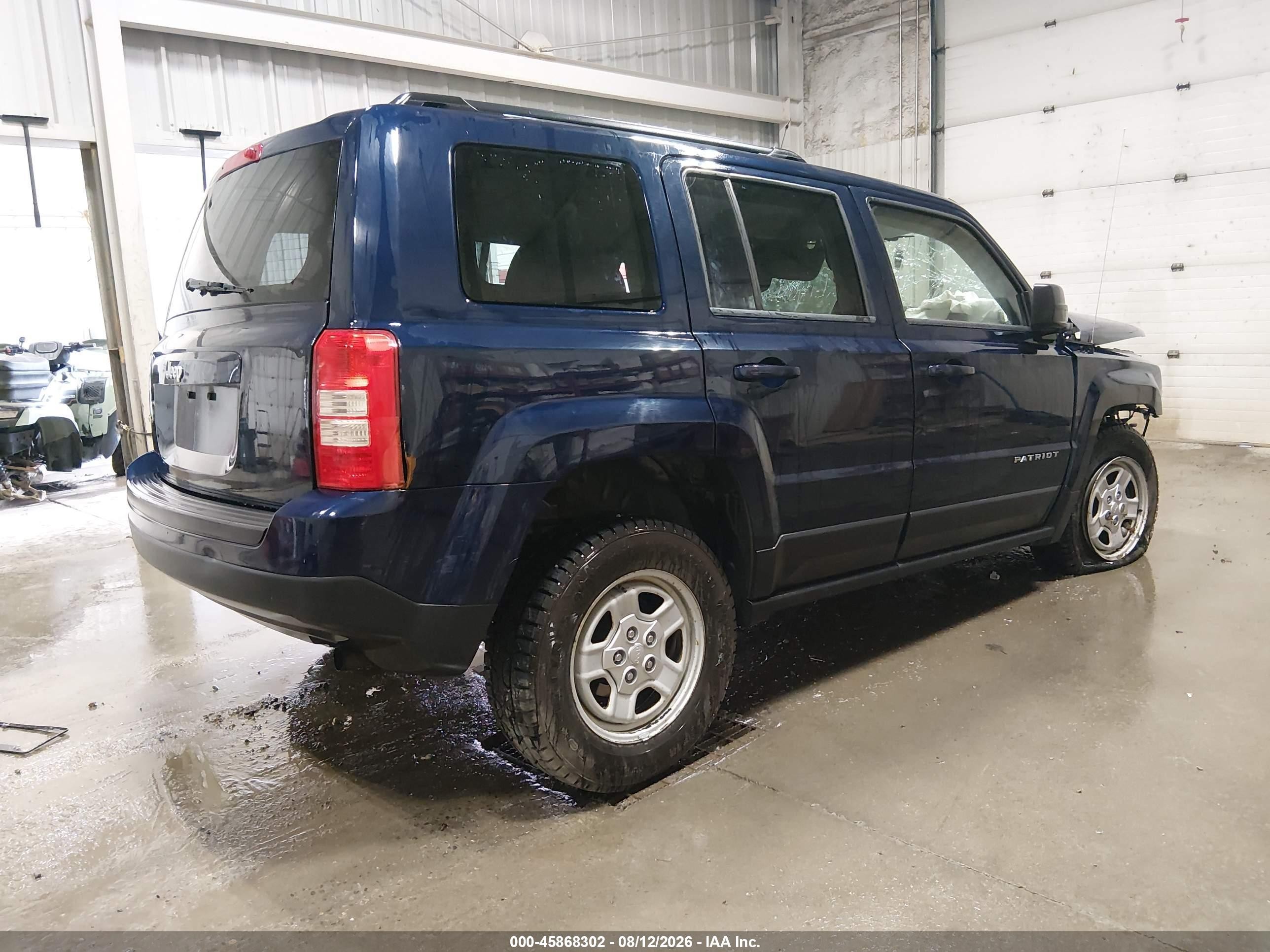2014 Jeep Patriot Sport Blue vin: 1C4NJRBB9ED689445