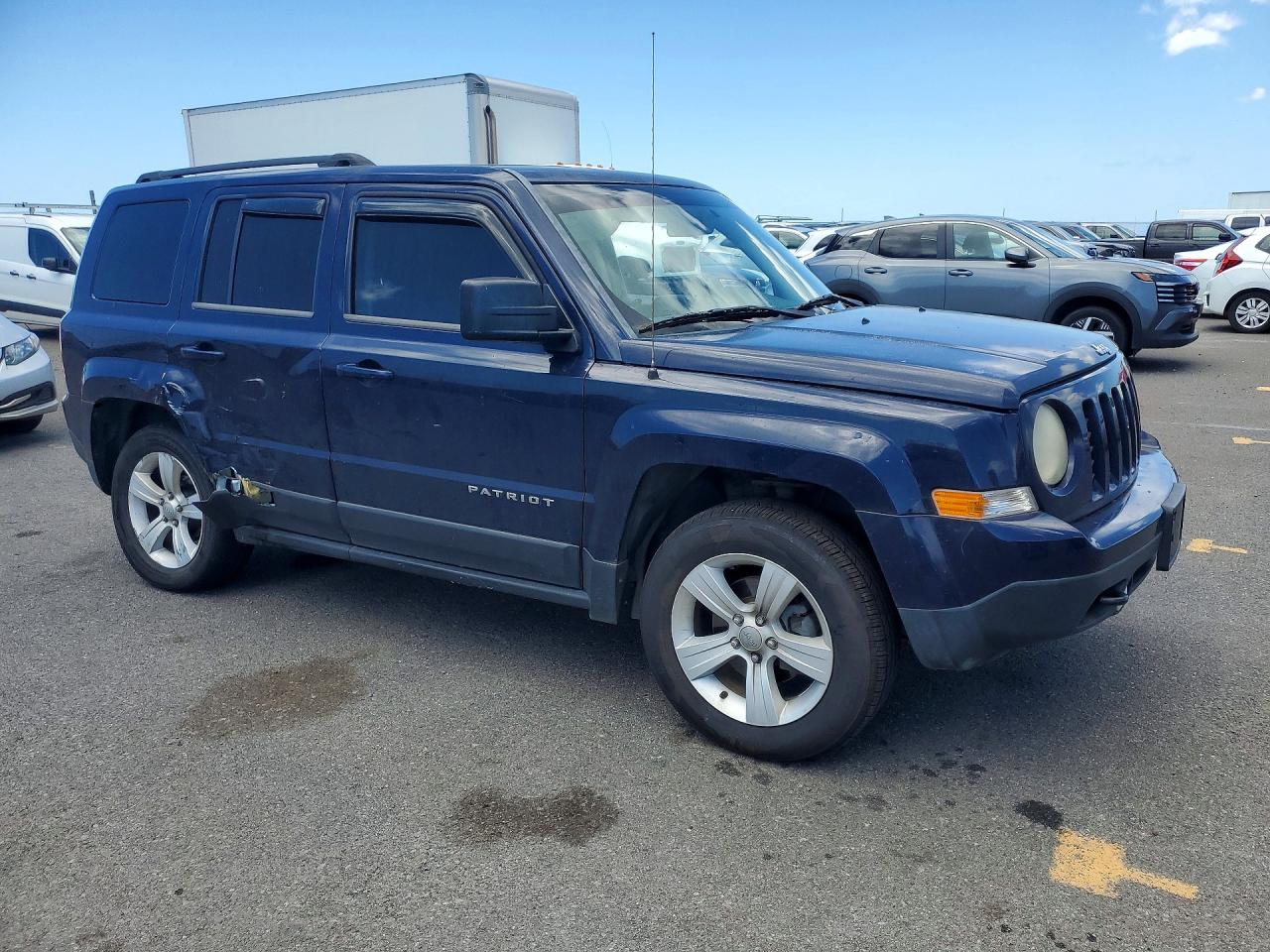 2014 Jeep Patriot Altitude Fwd Blue vin: 1C4NJRBB9ED879147