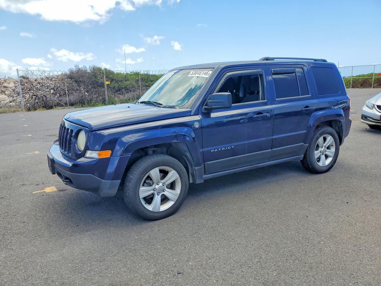2014 Jeep Patriot Altitude Fwd Blue vin: 1C4NJRBB9ED879147