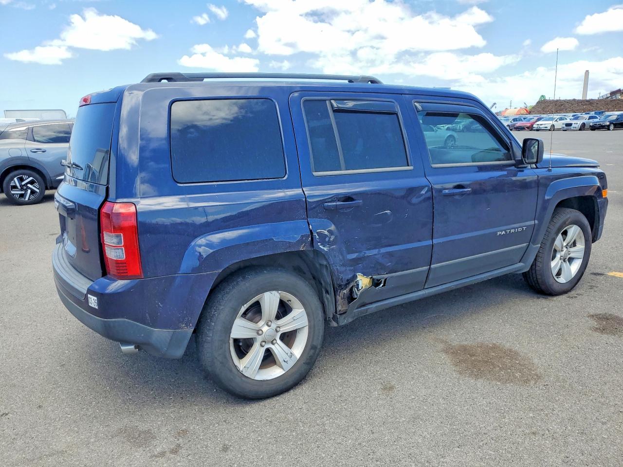 2014 Jeep Patriot Altitude Fwd Blue vin: 1C4NJRBB9ED879147