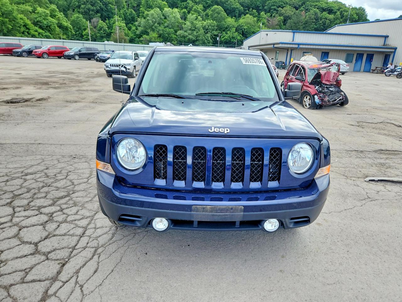 2015 Jeep Patriot Sport Синий vin: 1C4NJRBB9FD155685