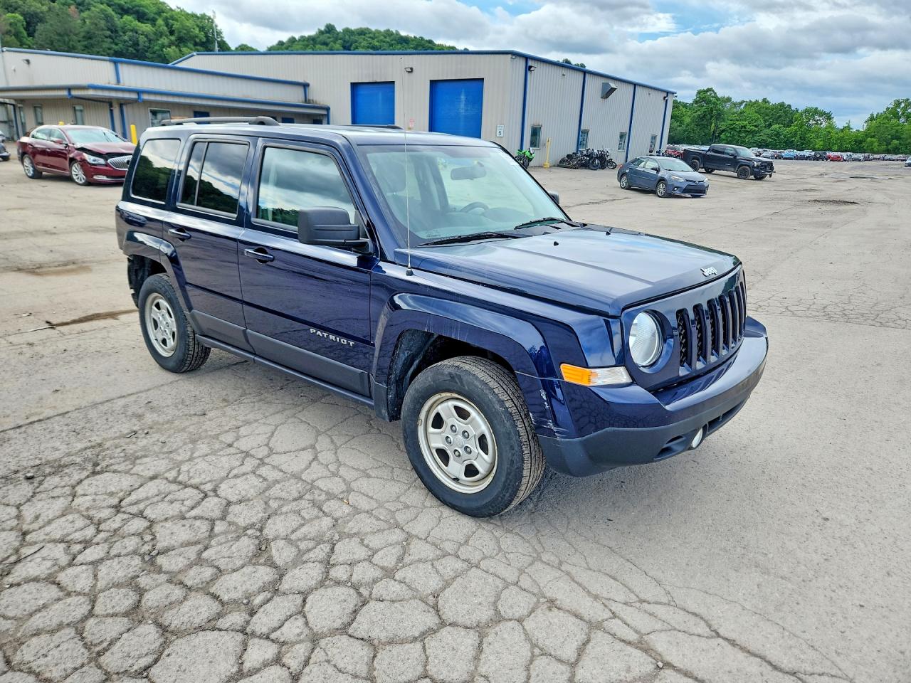 2015 Jeep Patriot Sport Синий vin: 1C4NJRBB9FD155685
