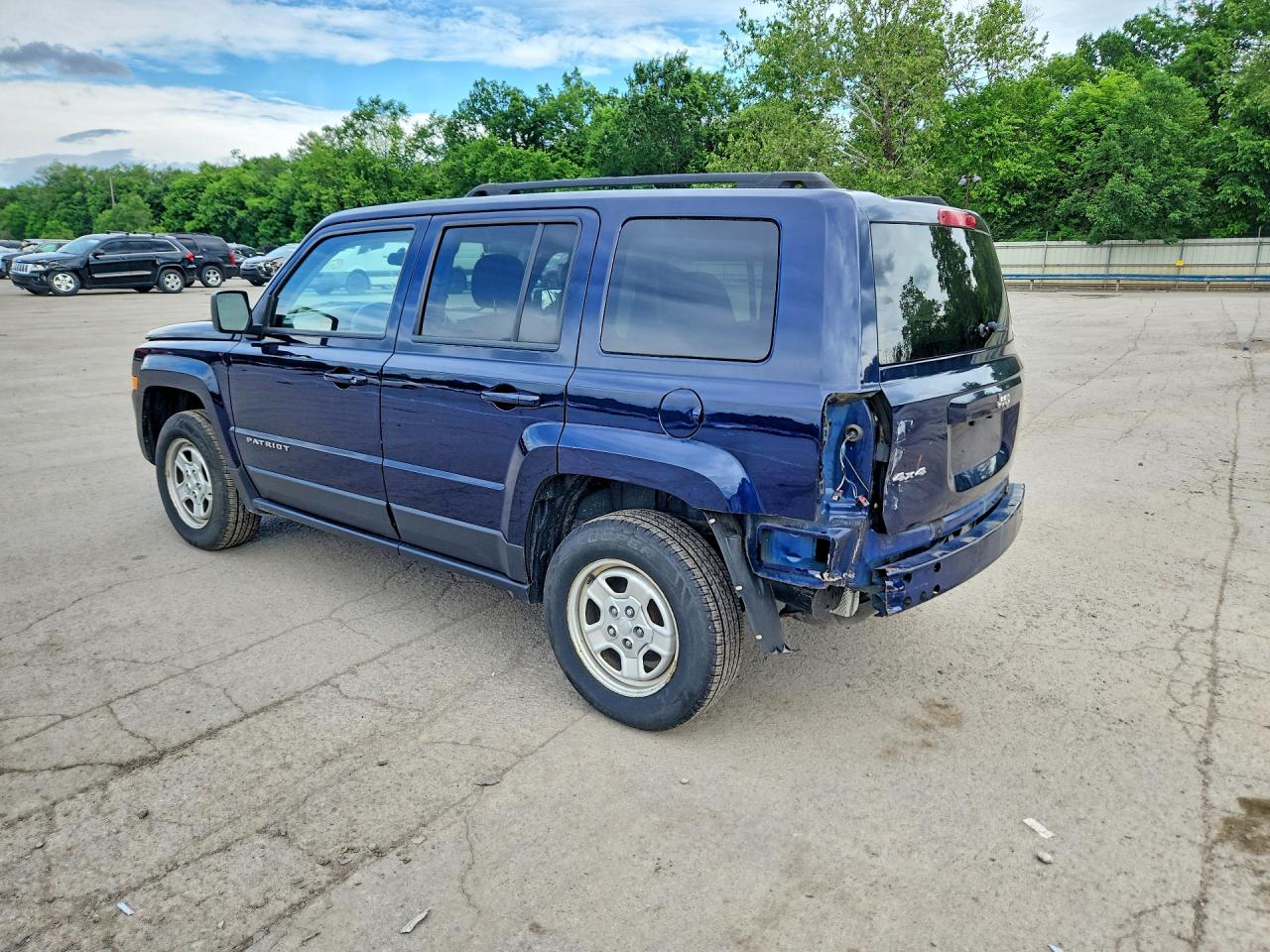 2015 Jeep Patriot Sport Синий vin: 1C4NJRBB9FD155685