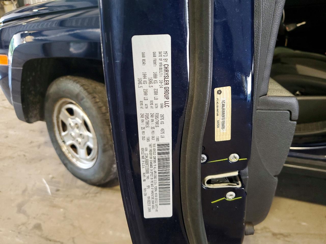 2015 Jeep Patriot Sport Blue vin: 1C4NJRBB9FD155685