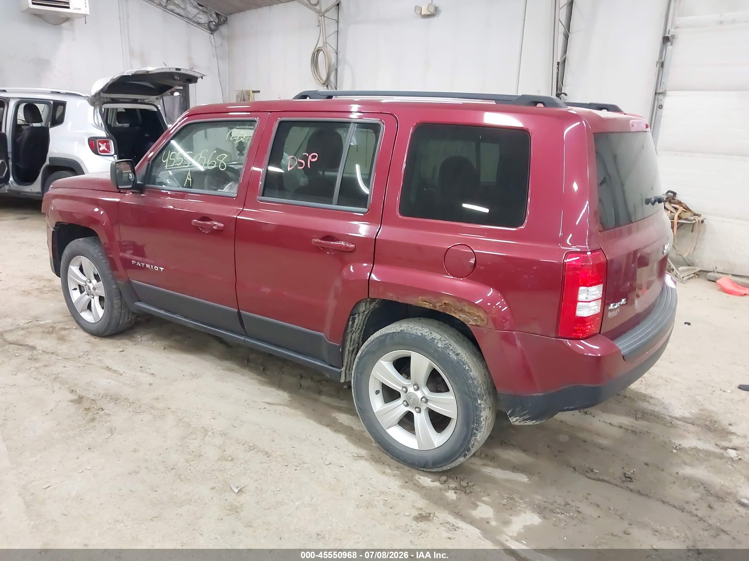 2015 Jeep Patriot Sport Red vin: 1C4NJRBB9FD217425