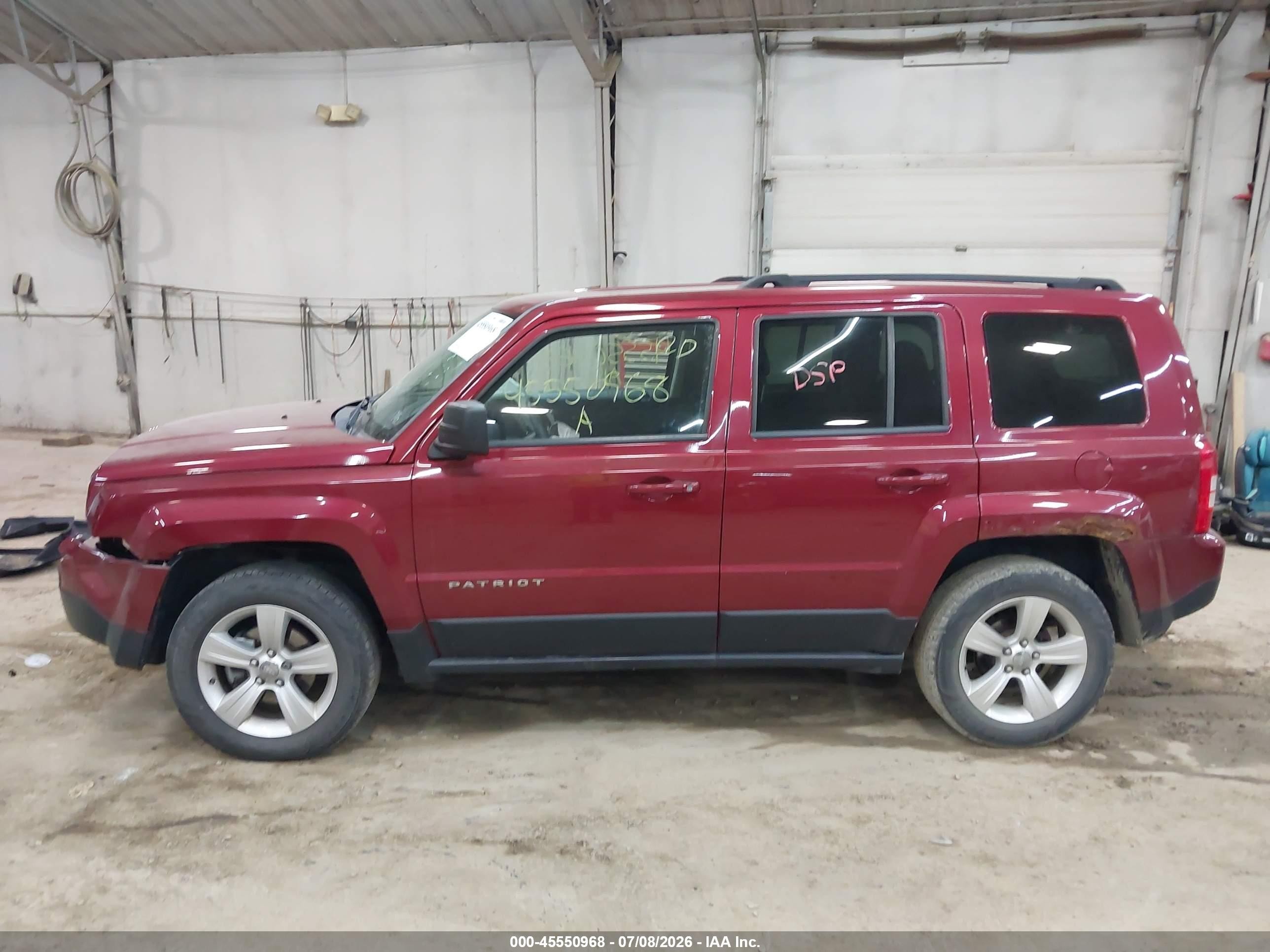 2015 Jeep Patriot Sport Red vin: 1C4NJRBB9FD217425