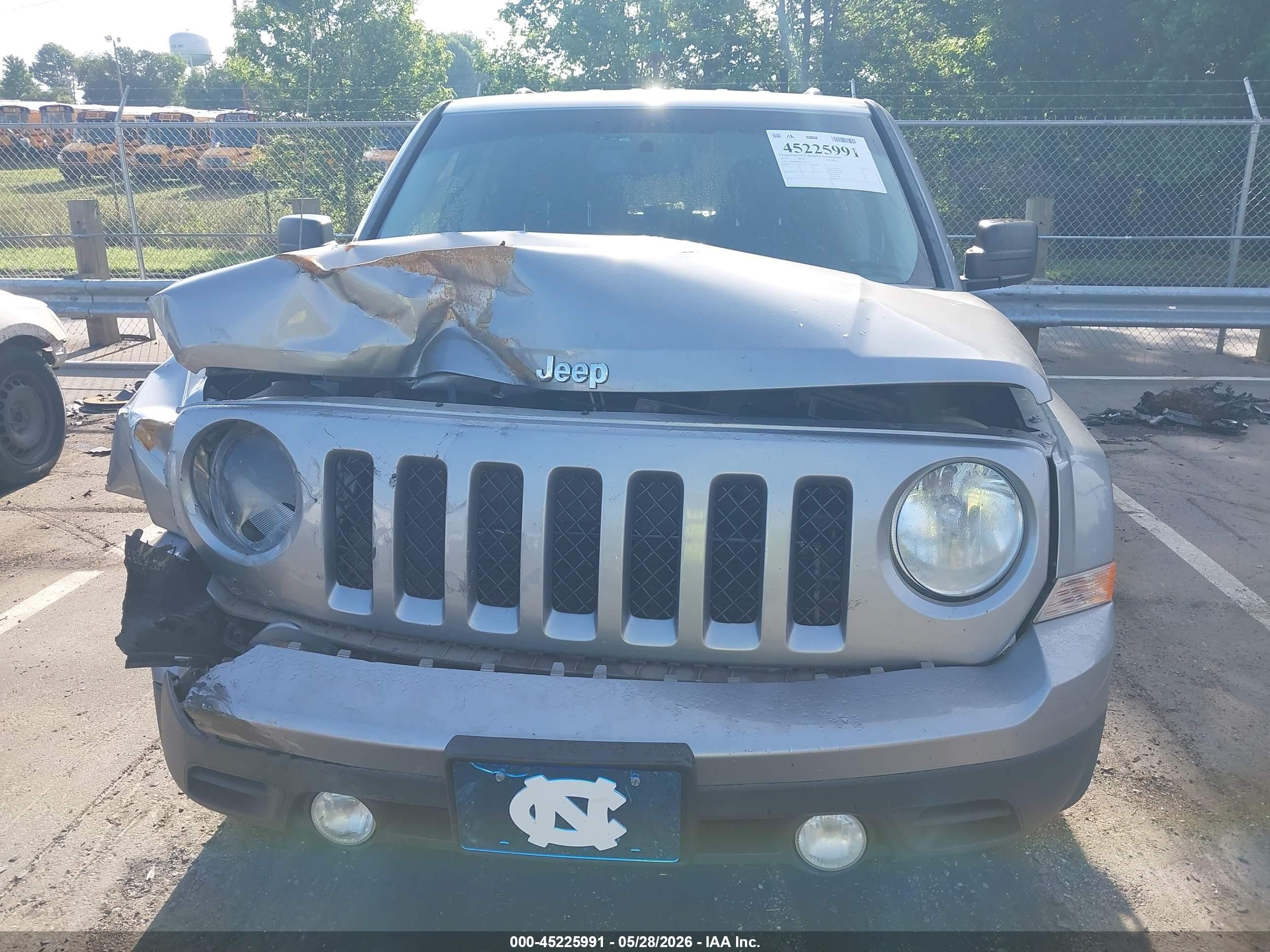 2015 Jeep Patriot Sport Серый vin: 1C4NJRBB9FD308114