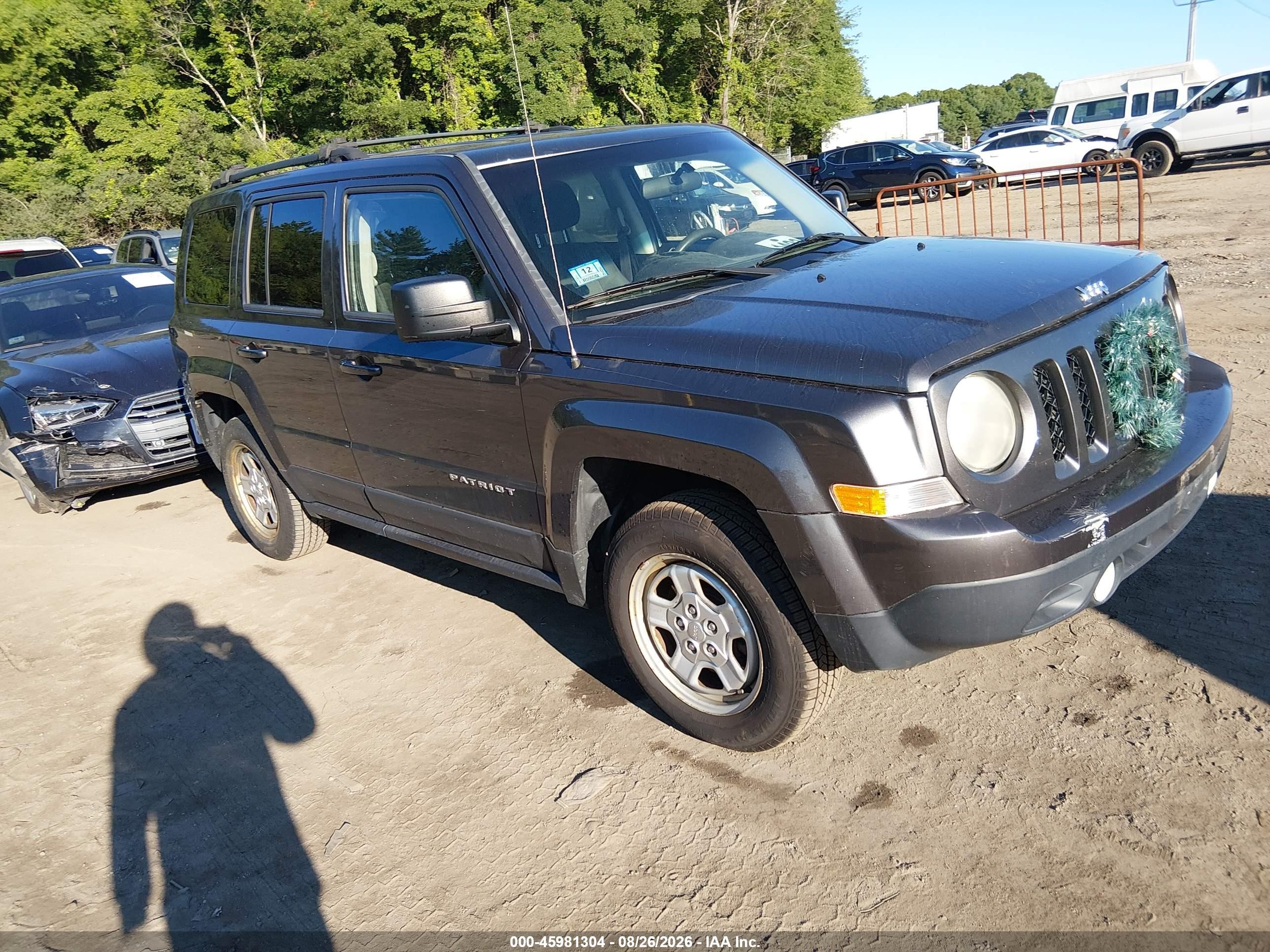 2015 Jeep Patriot Sport Gray vin: 1C4NJRBB9FD366076