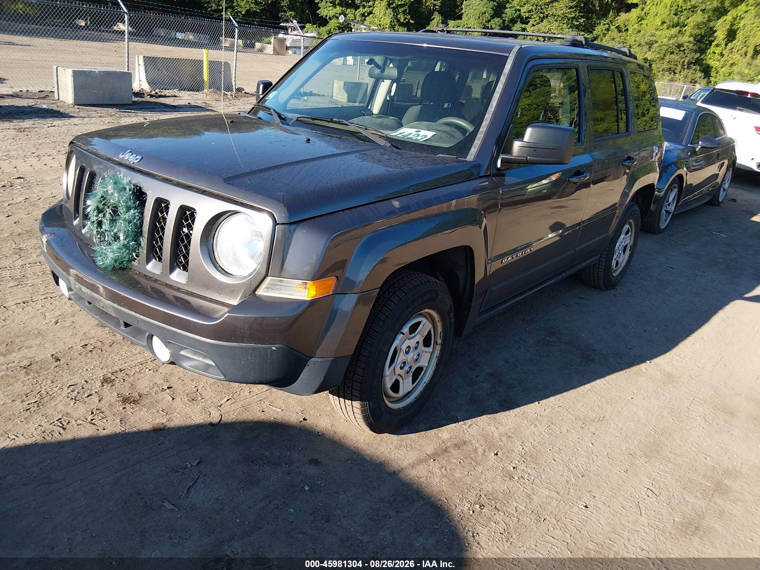 2015 Jeep Patriot Sport Gray vin: 1C4NJRBB9FD366076