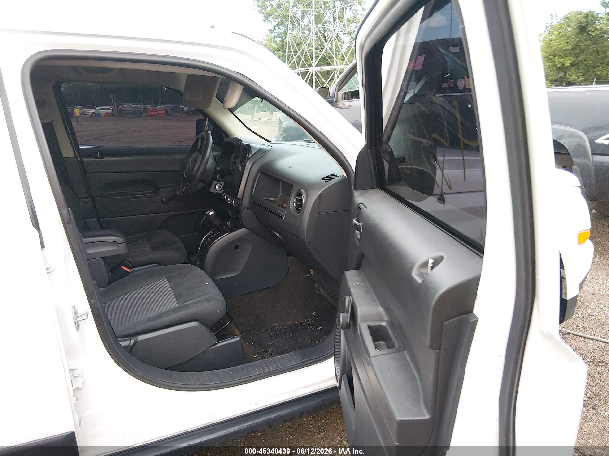 2015 Jeep Patriot Sport White vin: 1C4NJRBB9FD424168