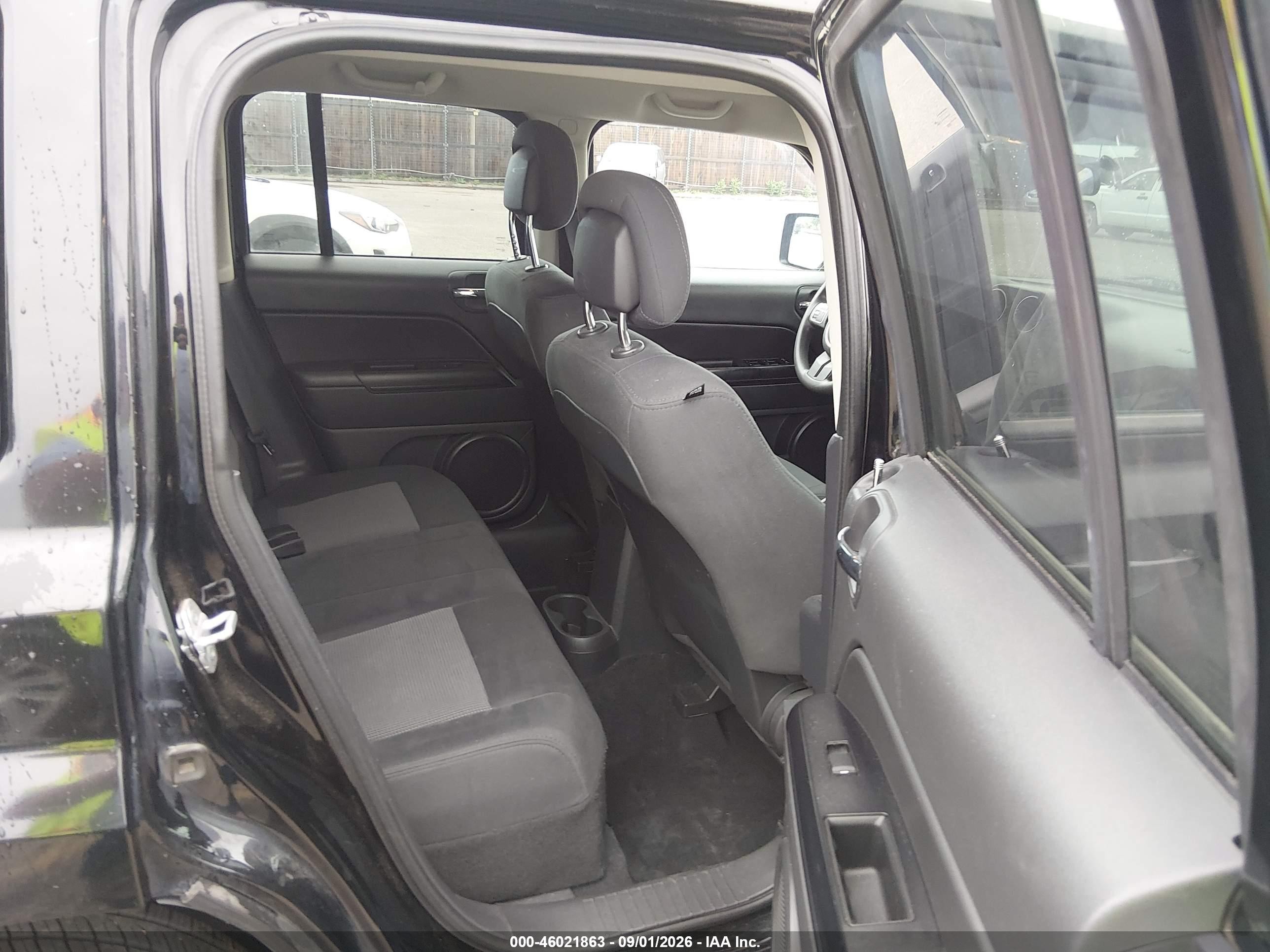 2012 Jeep Patriot Sport Black vin: 1C4NJRBBXCD539678