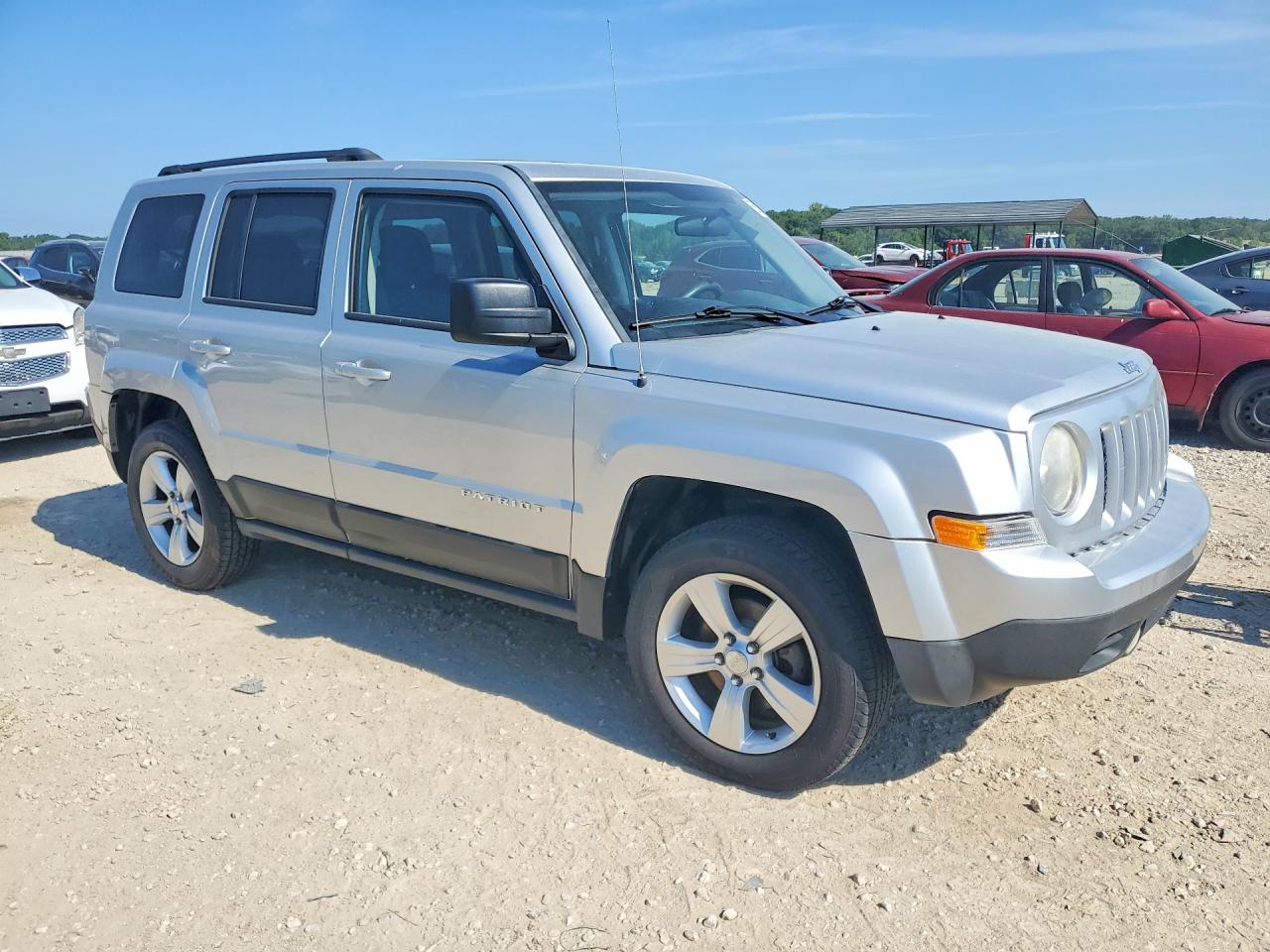 2013 Jeep Patriot Sport Silver vin: 1C4NJRBBXDD129366