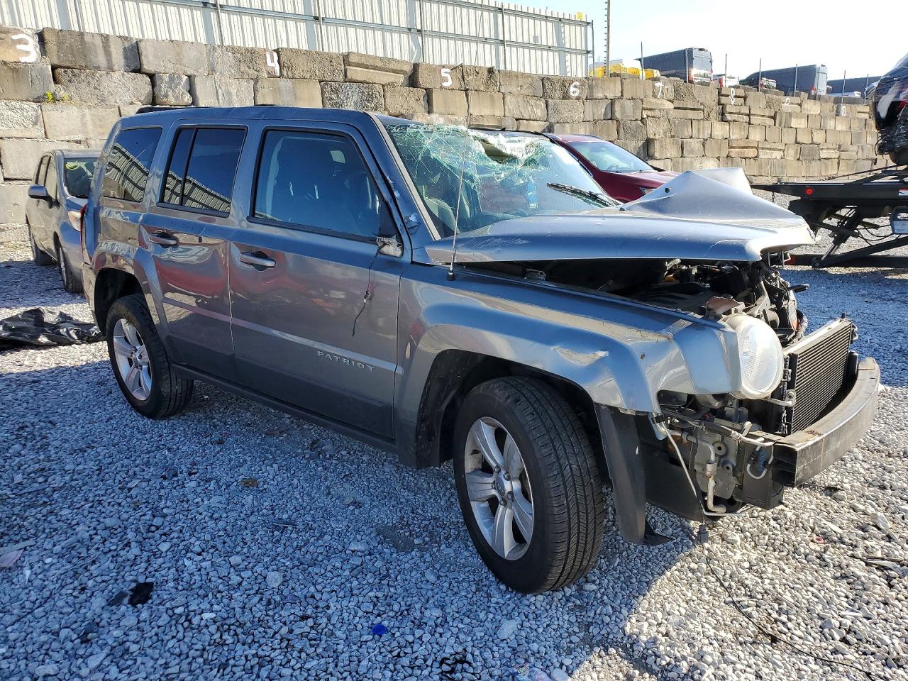2013 Jeep Patriot Sport Gray vin: 1C4NJRBBXDD274794