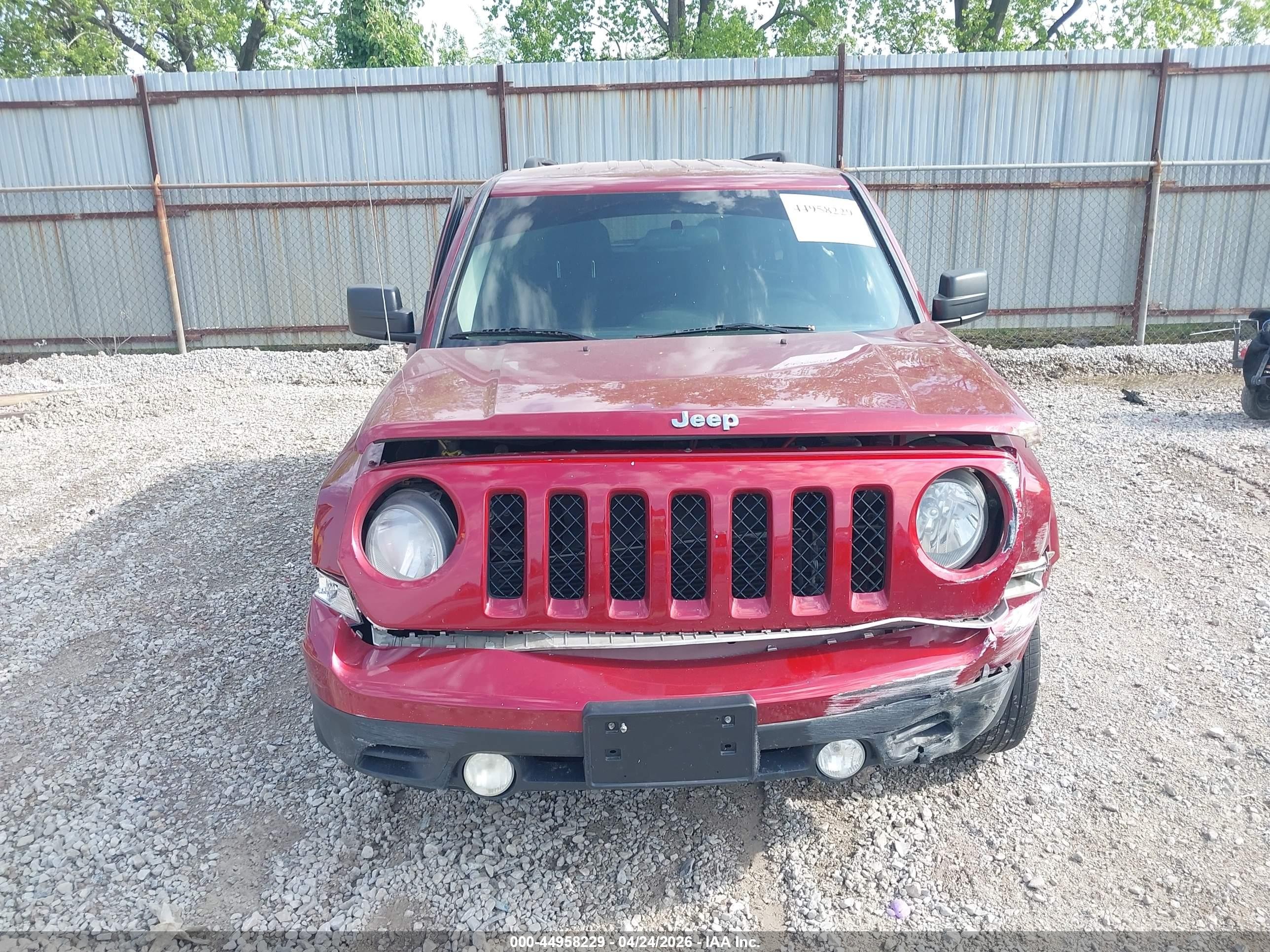 2014 Jeep Patriot Sport Red vin: 1C4NJRBBXED879660