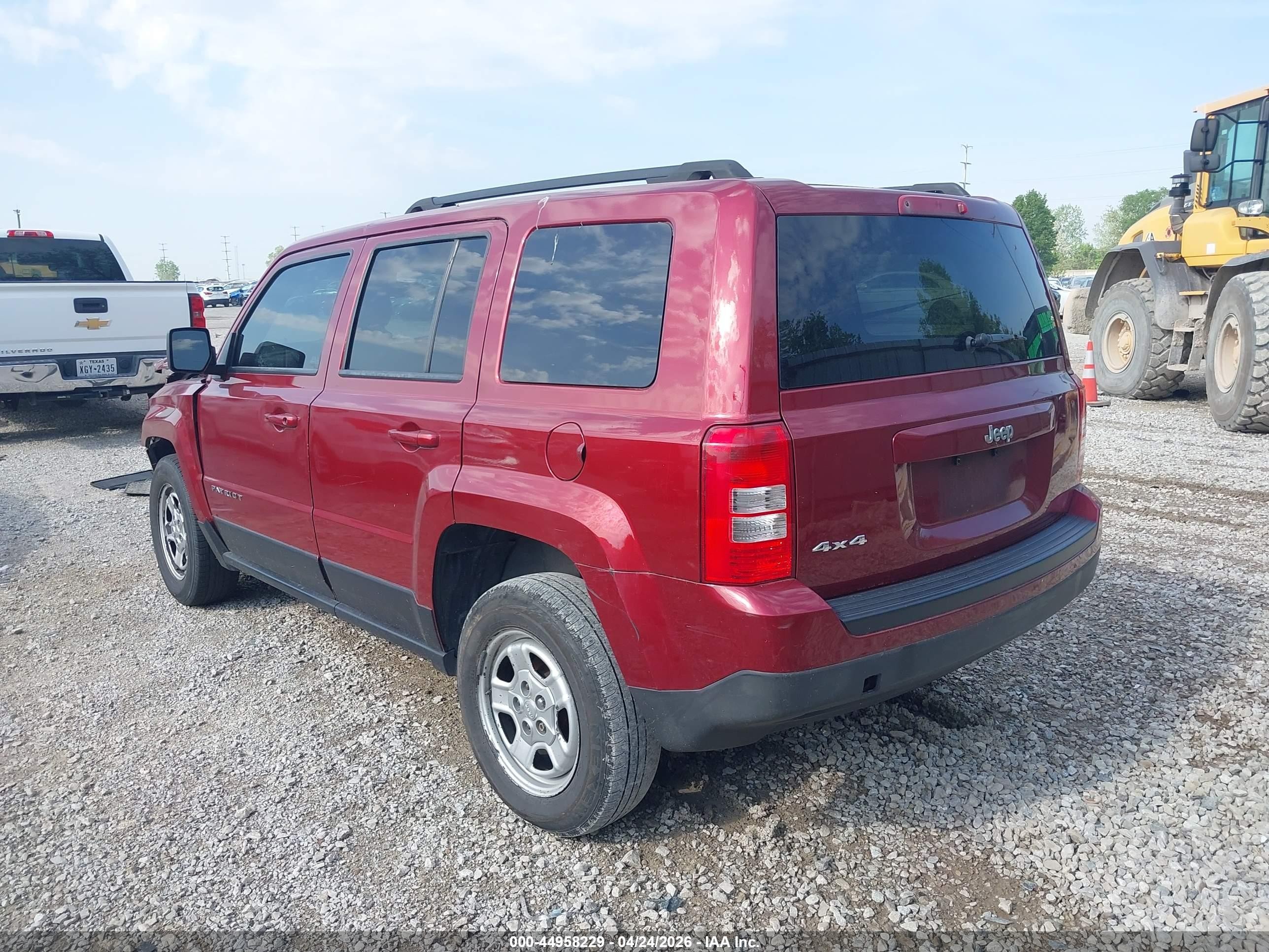 2014 Jeep Patriot Sport Red vin: 1C4NJRBBXED879660