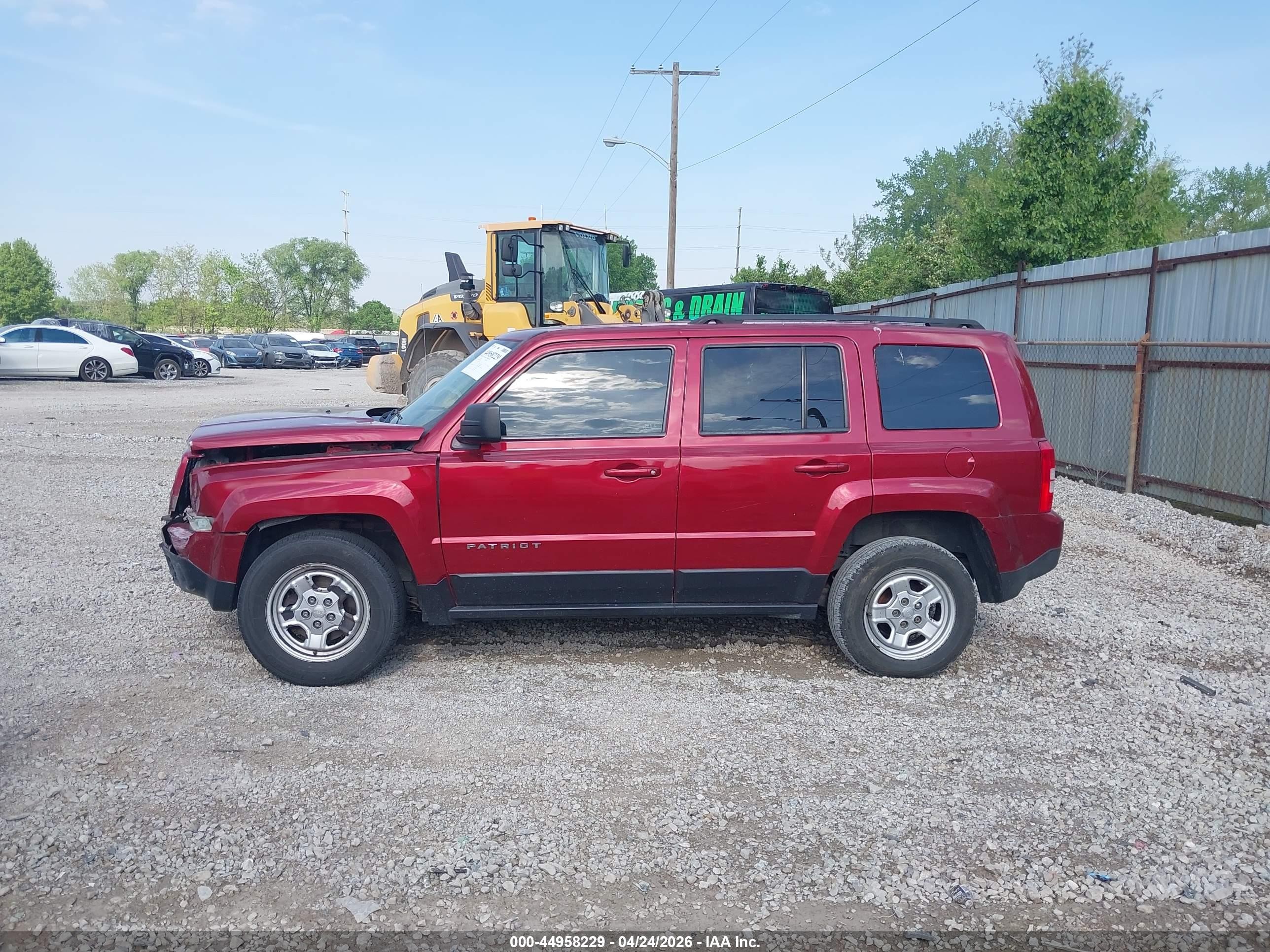 2014 Jeep Patriot Sport Red vin: 1C4NJRBBXED879660