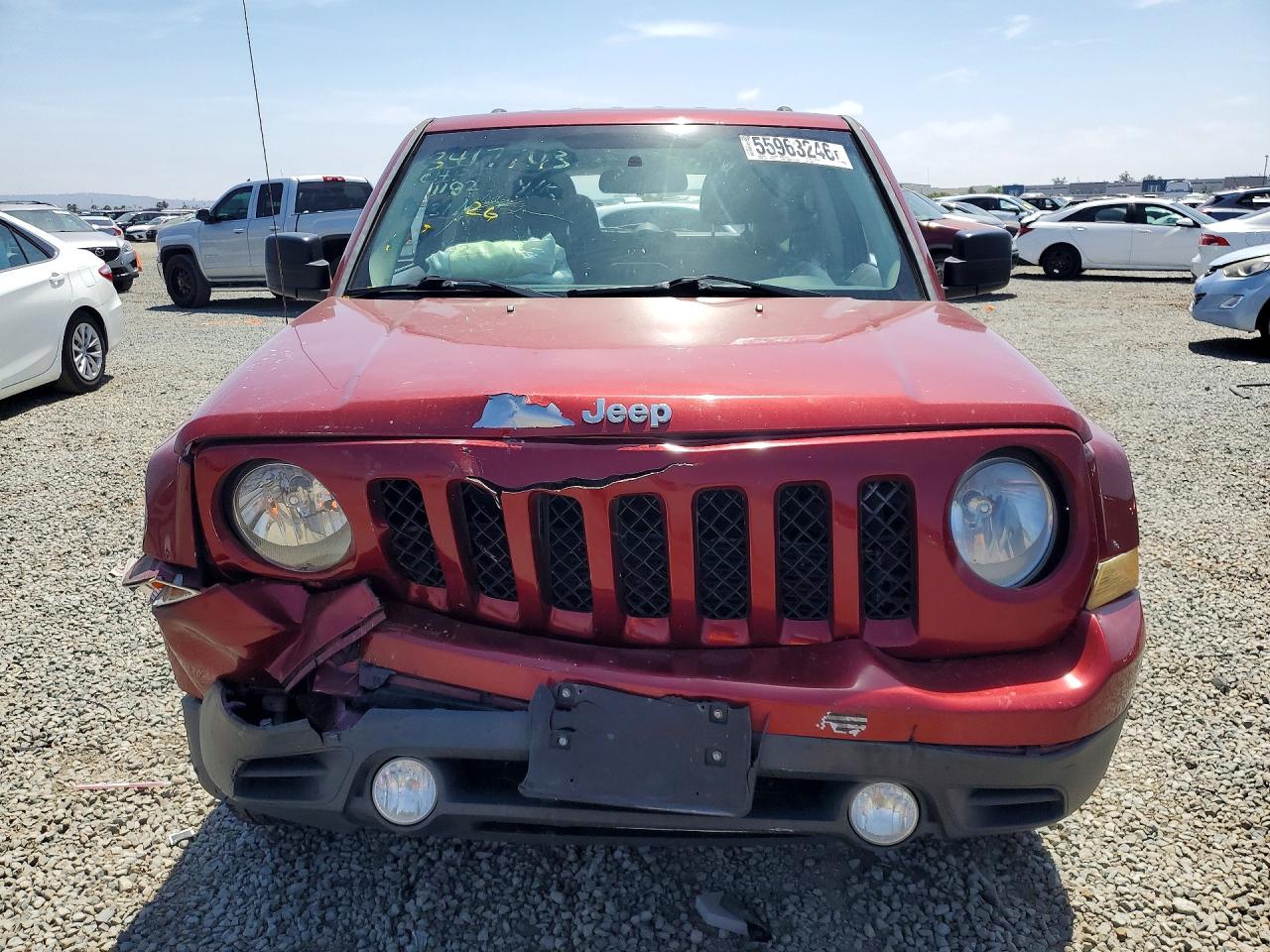 2015 Jeep Patriot Sport Burgundy vin: 1C4NJRBBXFD143514