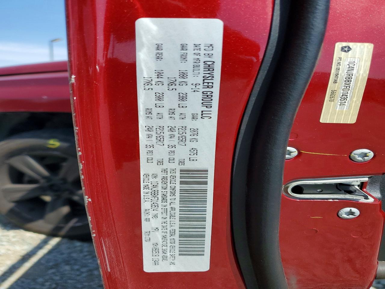 2015 Jeep Patriot Sport Burgundy vin: 1C4NJRBBXFD143514